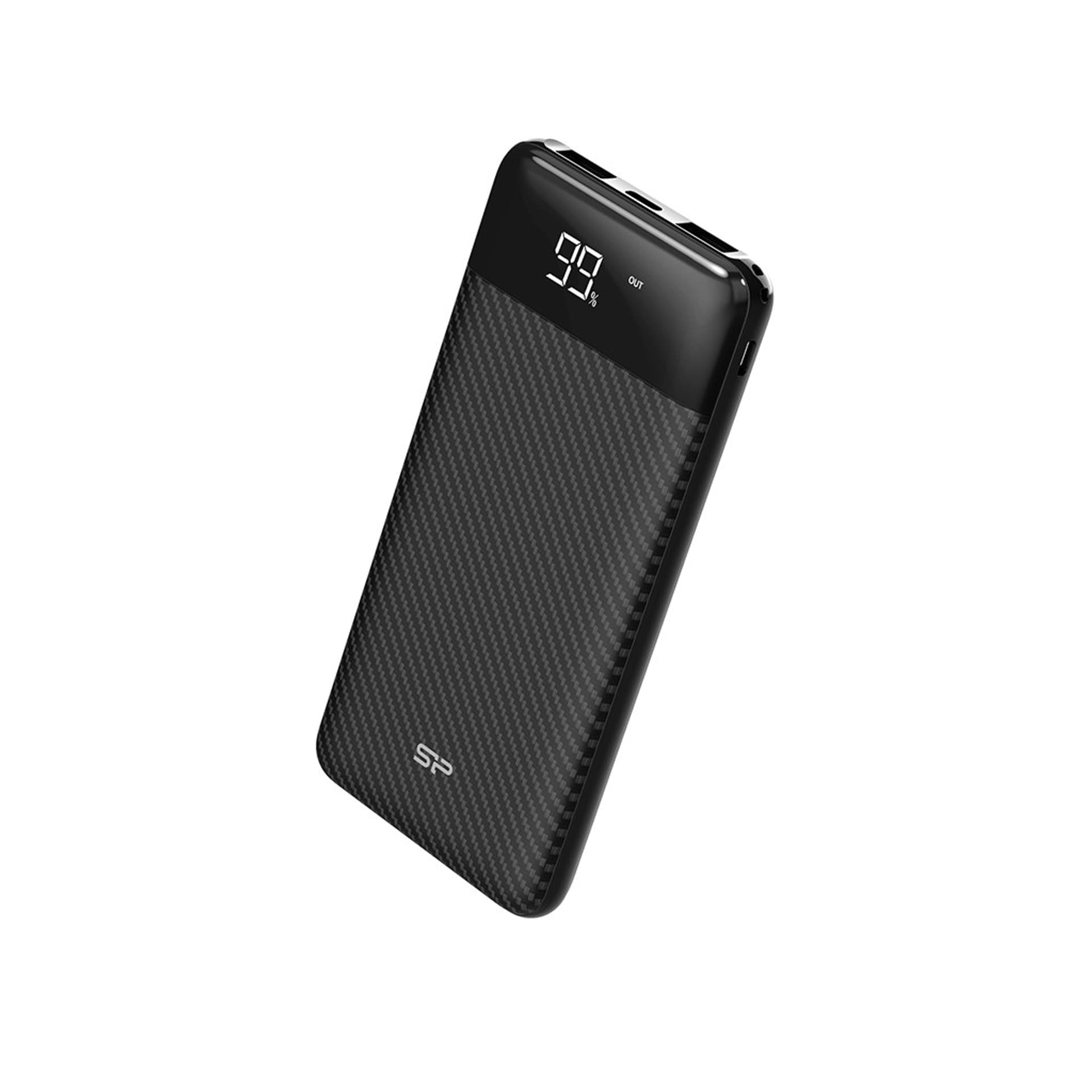 

Powerbank Silicon Power GP28 10000mAh 2x USB-A, 1x mUSB + 1x USB C, czarny