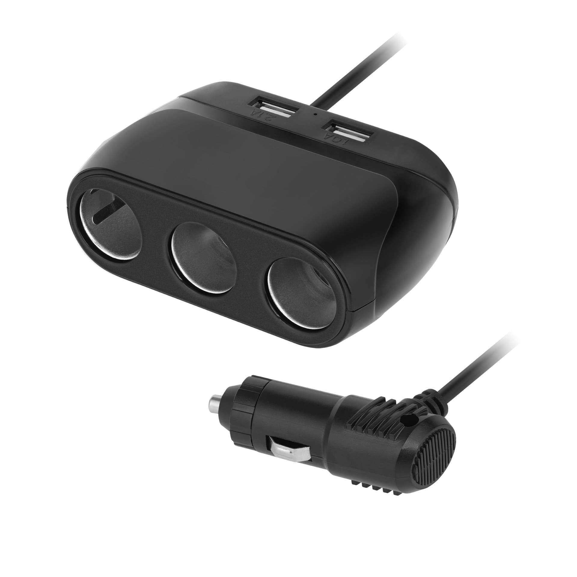 

Rozdzielacz gniazda zapalniczki x3 z gniazdem master i USB 3100 mA