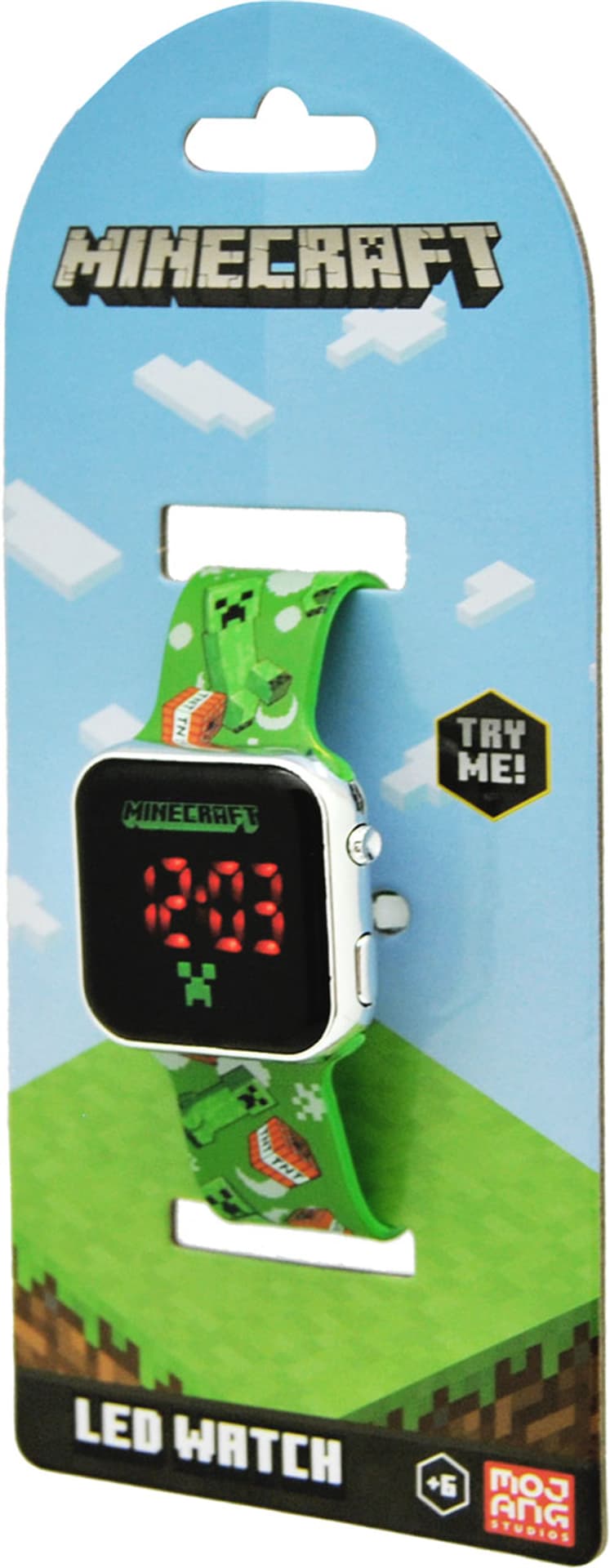 

Zegarek LED z kalendarzem Minecraft MIN4129