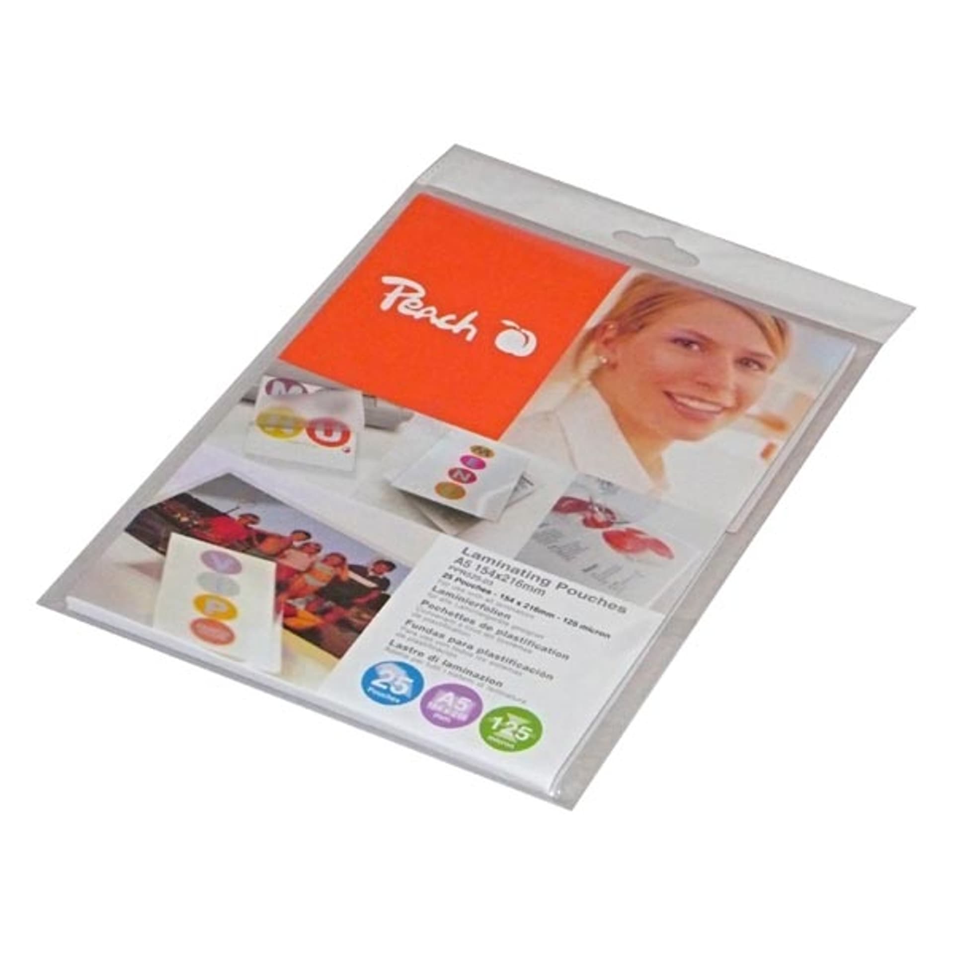 

Peach Folia laminacyjna, A5, 125mic, termo, 25szt