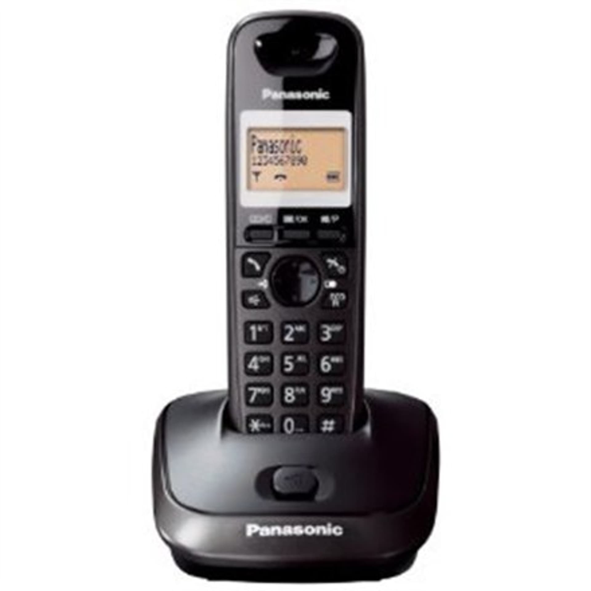 

Panasonic KX-TG2511FX 240 g, czarny, Identyfikacja rozmówcy, Połączenie bezprzewodowe, Pojemność książki telefonicznej 50 wpisów