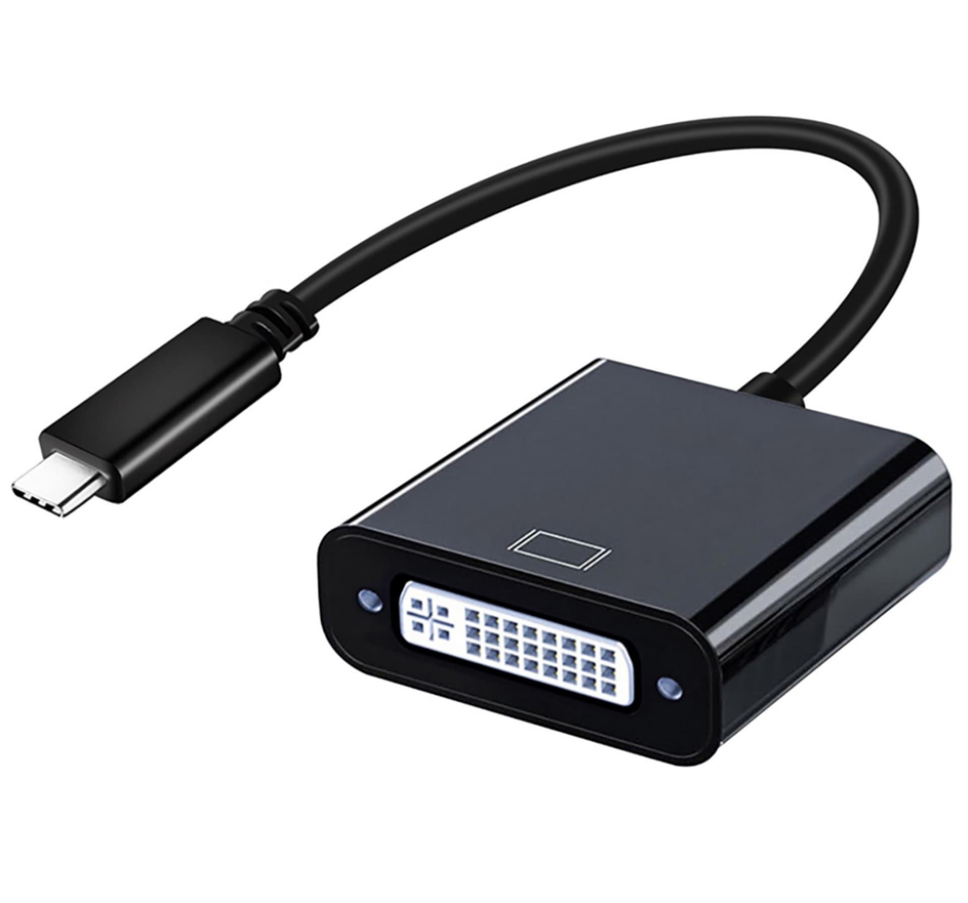 

ADAPTER USB-C męski / DVI 24+5 żeński (PL) 15cm ART oem, Pl) 15cm art oe
