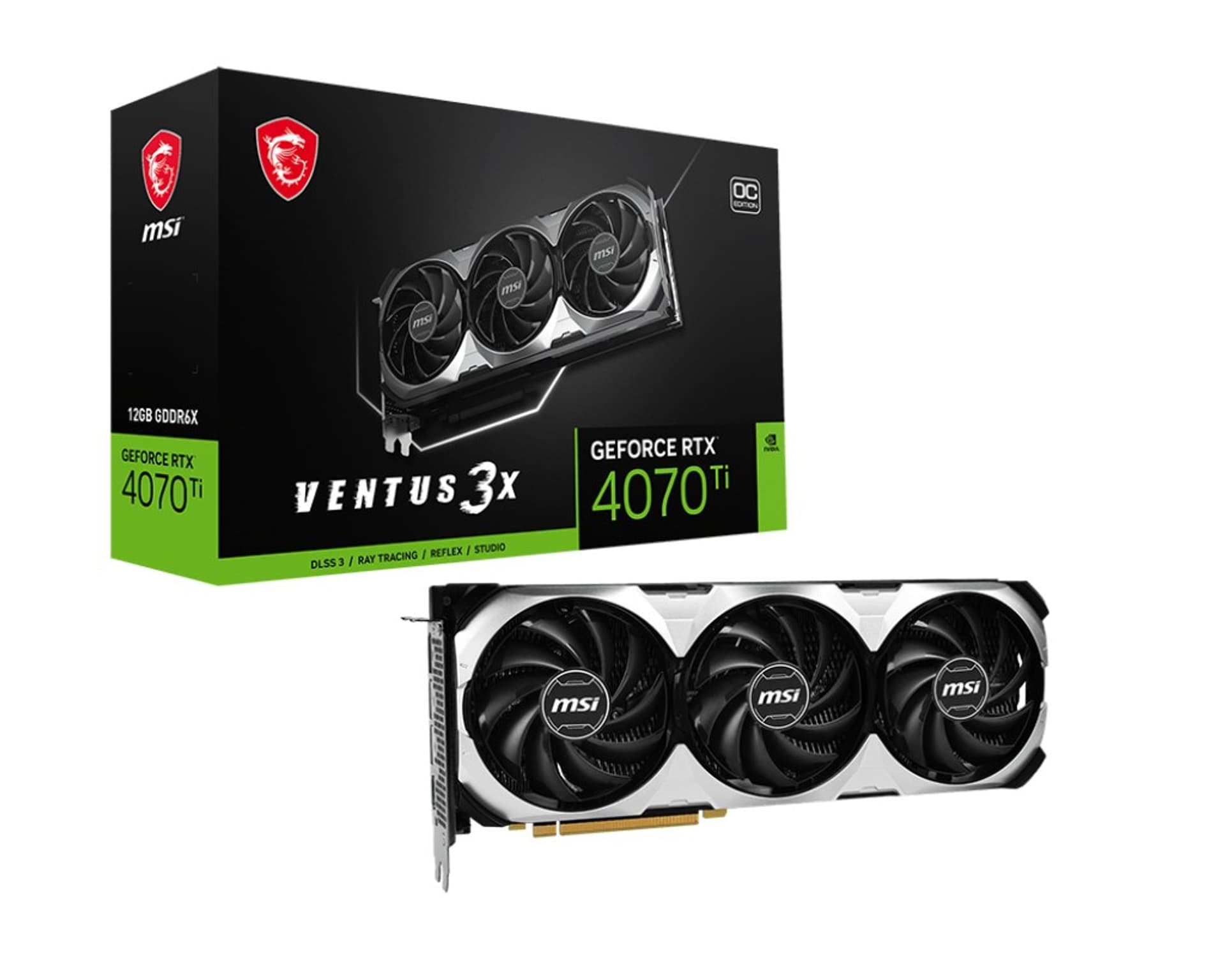 

Karta graf. MSI RTX 4070 Ti Ventus 3X OC 12G