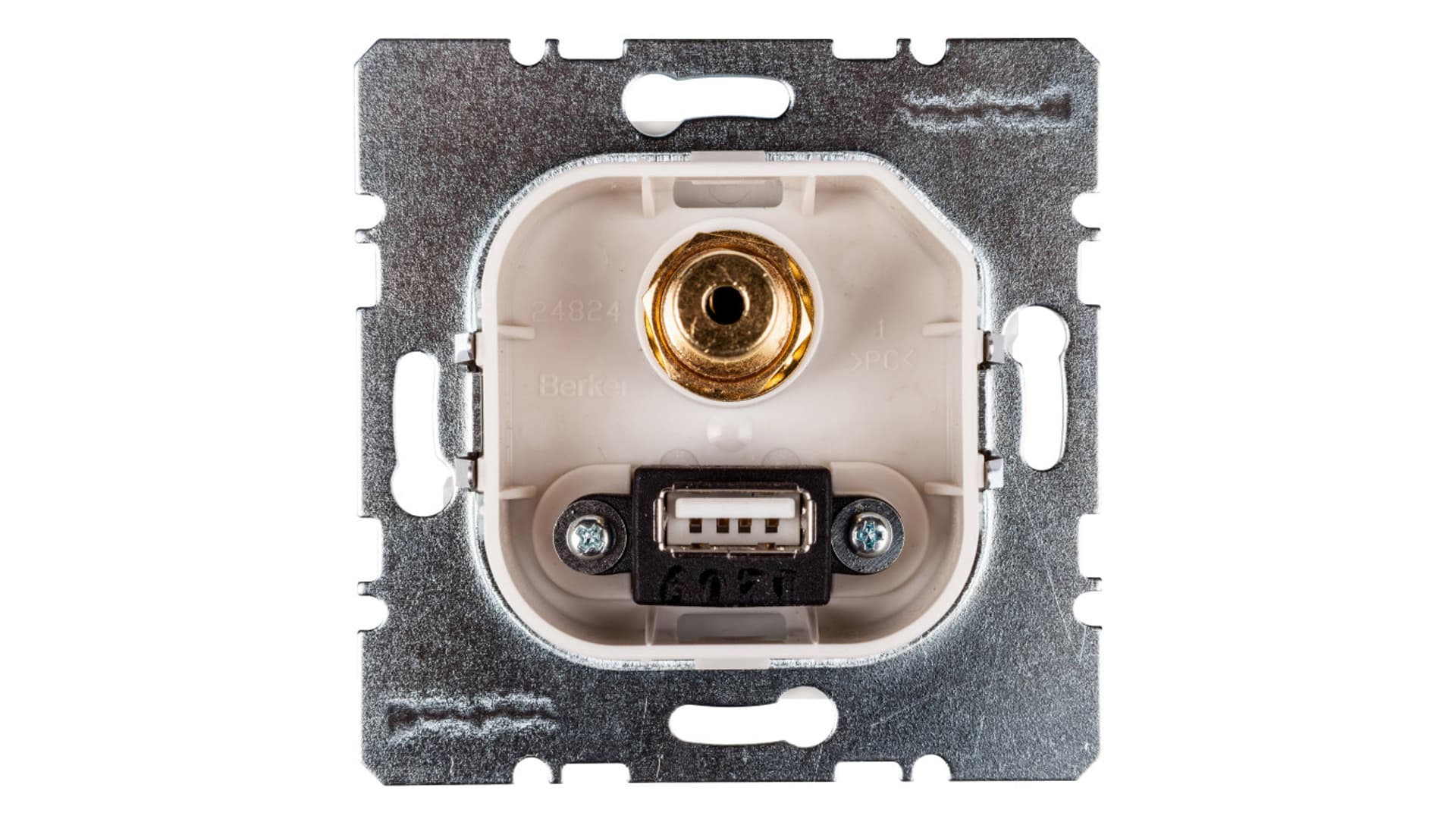 

Berker/B.Kwadrat Gniazdo USB 3,5mm Audio śnieżnobiałe 3315398989