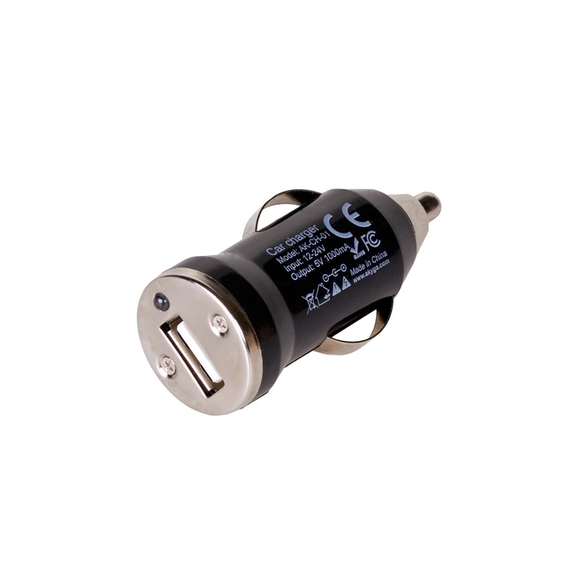 

Ładowarka samochodowa Akyga AK-CH-01 (1000 mA; USB)