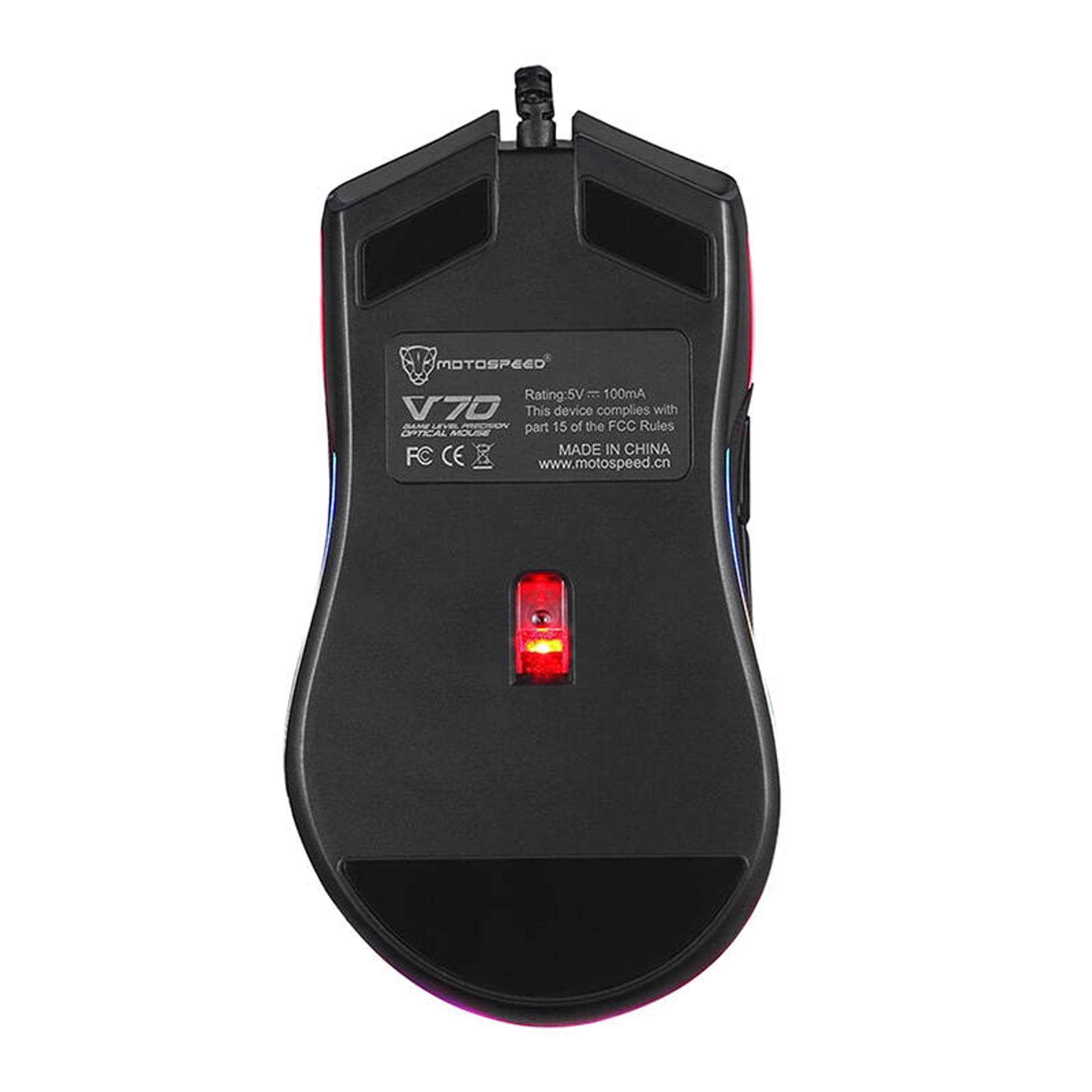 

Mysz gamingowa Motospeed V70 (czarna)