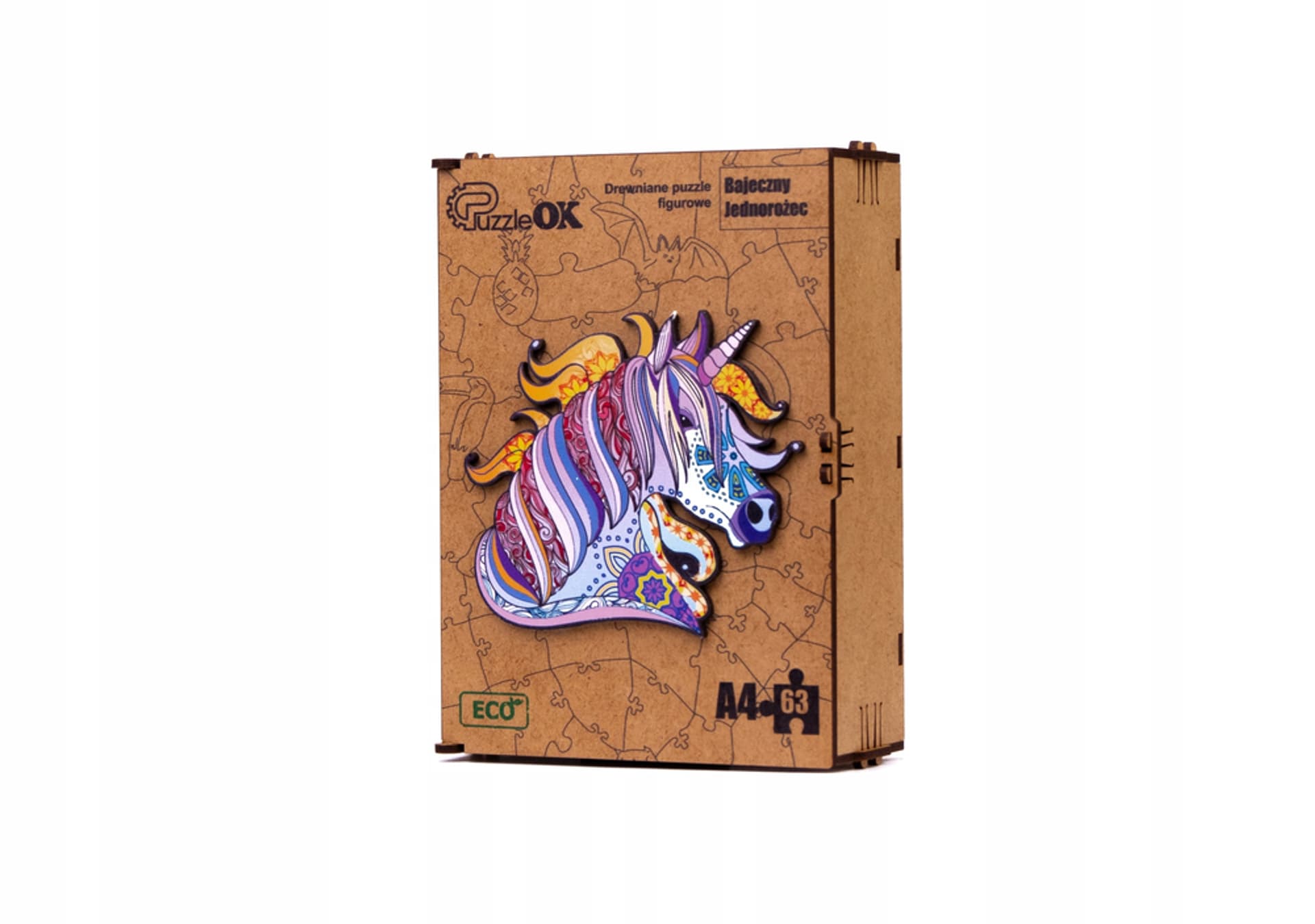 

Puzzle Drewniane EKO 63 Bajeczny Jednorożec A4 PuzA4-00707