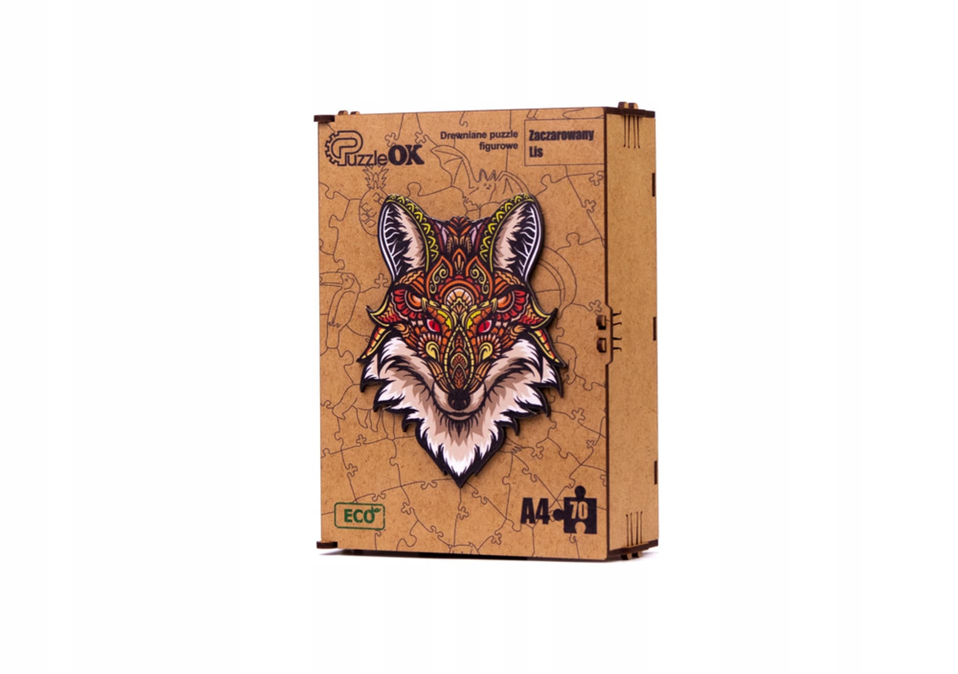 

Puzzle Drewniane EKO 70 Zaczarowany Lis A4 PuzA4-00713