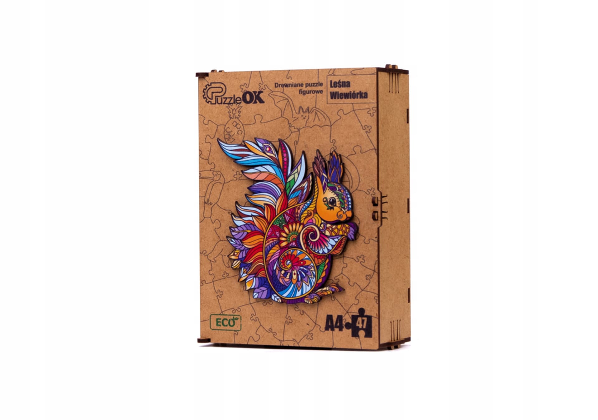 

Puzzle Drewniane EKO 47 Leśna Wiewiórka A4 PuzA4-00729