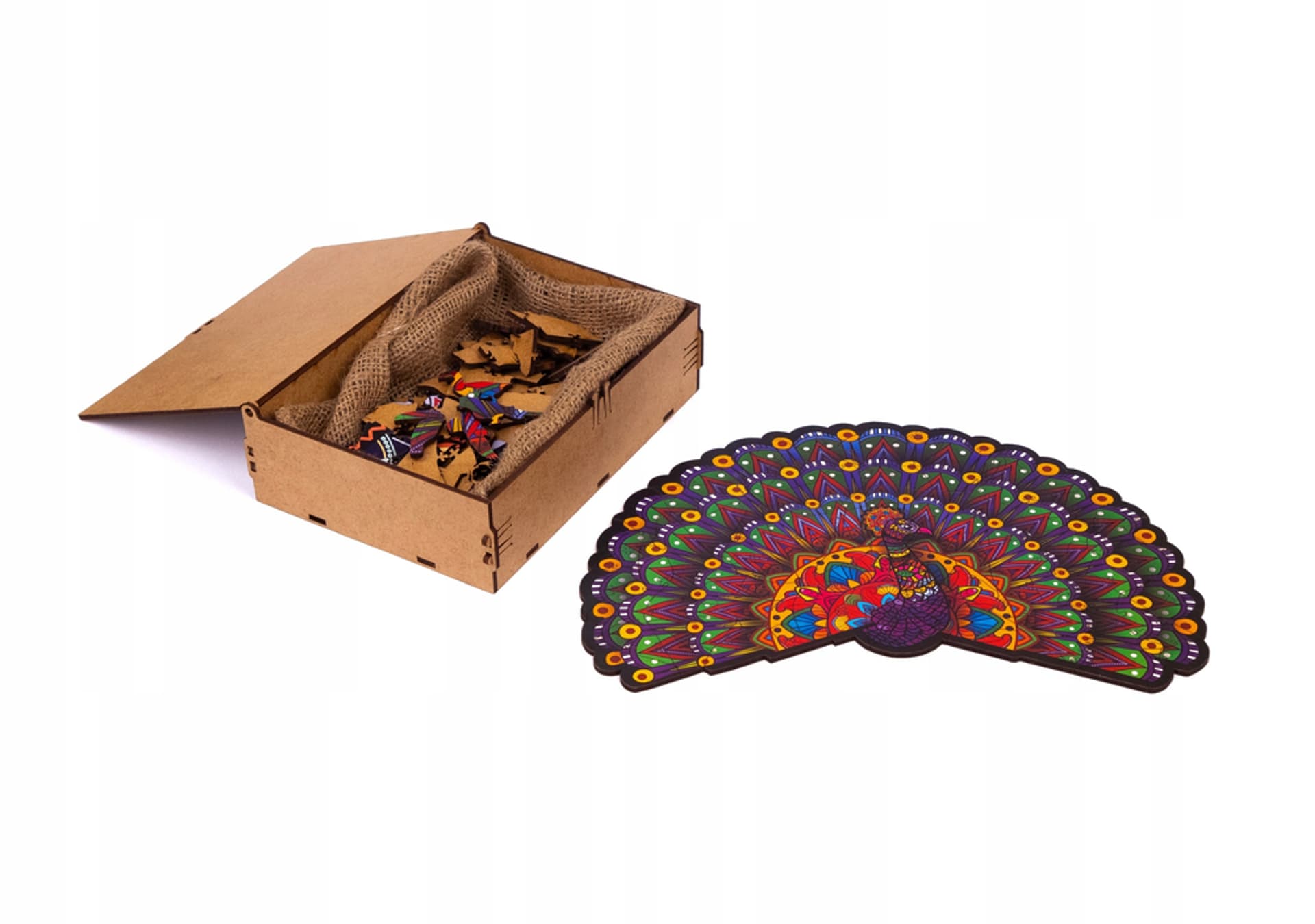 

Puzzle Drewniane EKO 78 Luksusowy Paw A4 PuzA4-01735