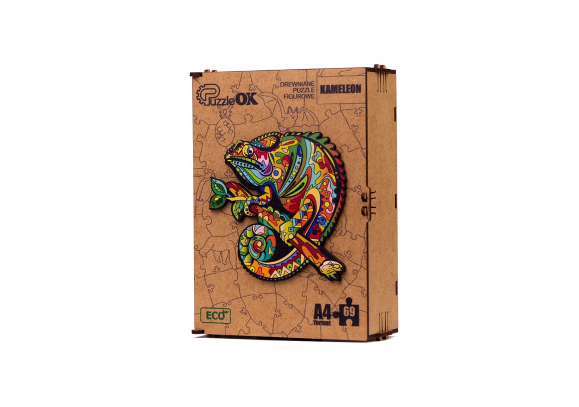 

Puzzle Drewniane EKO 69 Kameleon A4 PuzA4-01746