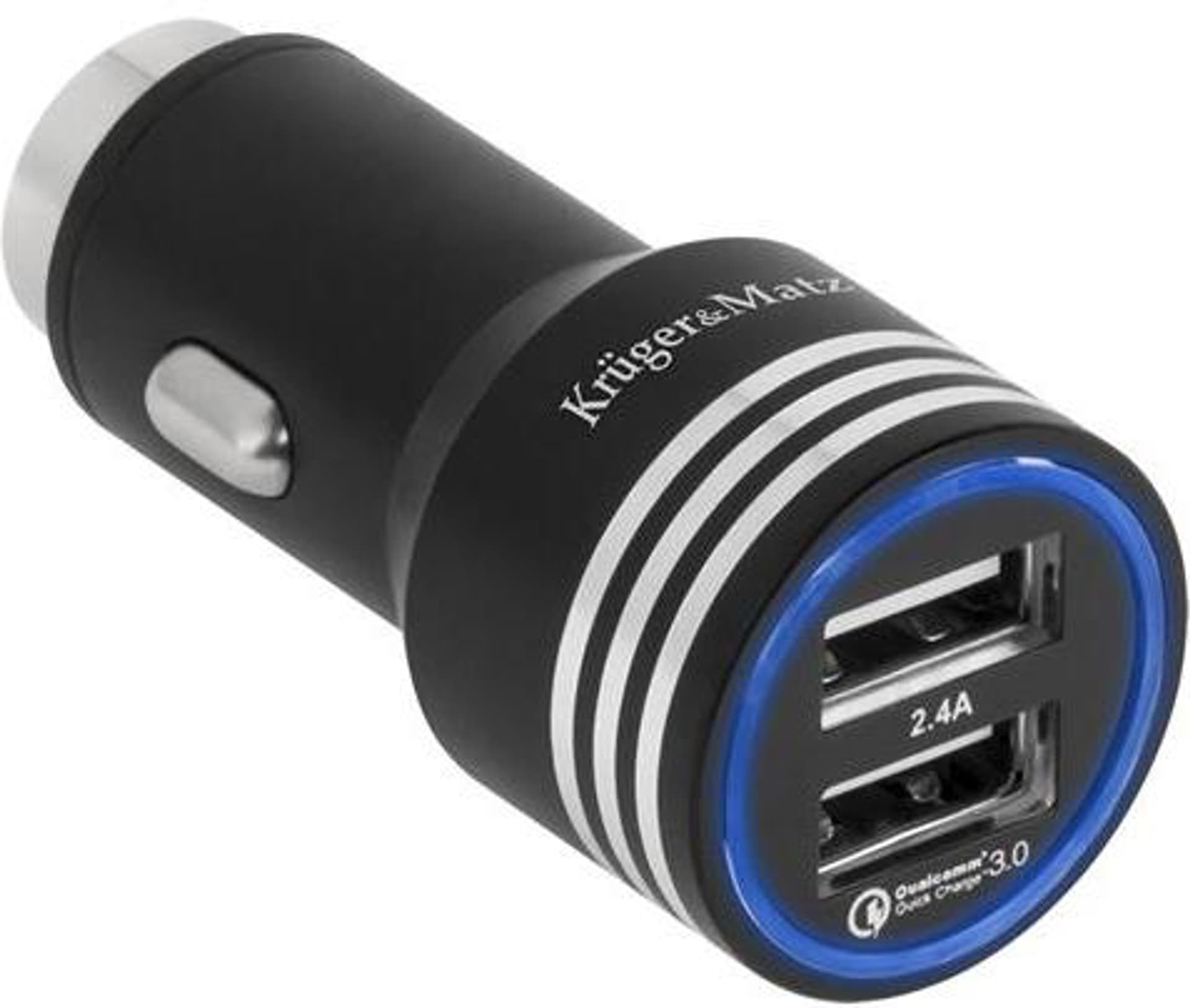 

Ładowarka samochodowa Kruger&Matz 2xUSB 4800mA z funkcją Quick Charge 3.0