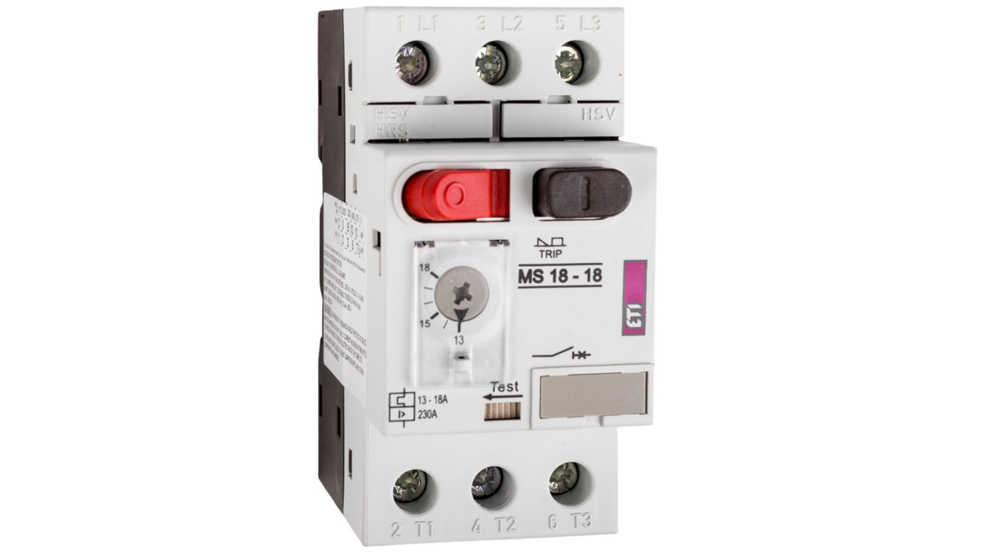 

Wyłącznik silnikowy 3P 7,5kW 13-18A MS18 004600351