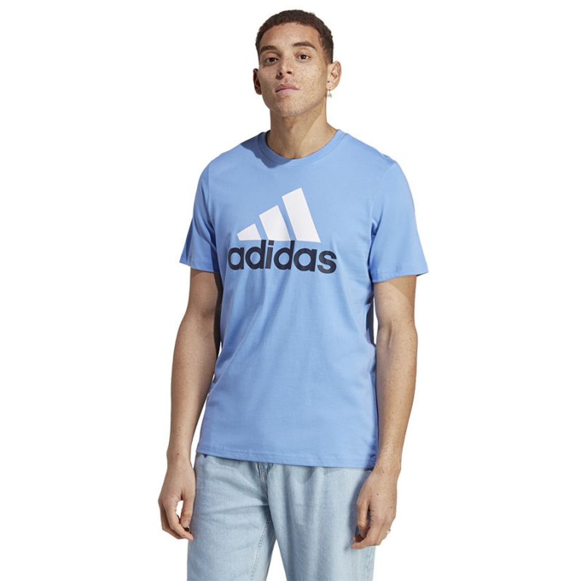 

Koszulka adidas Big Logo SJ Tee M (kolor Niebieski, rozmiar L)