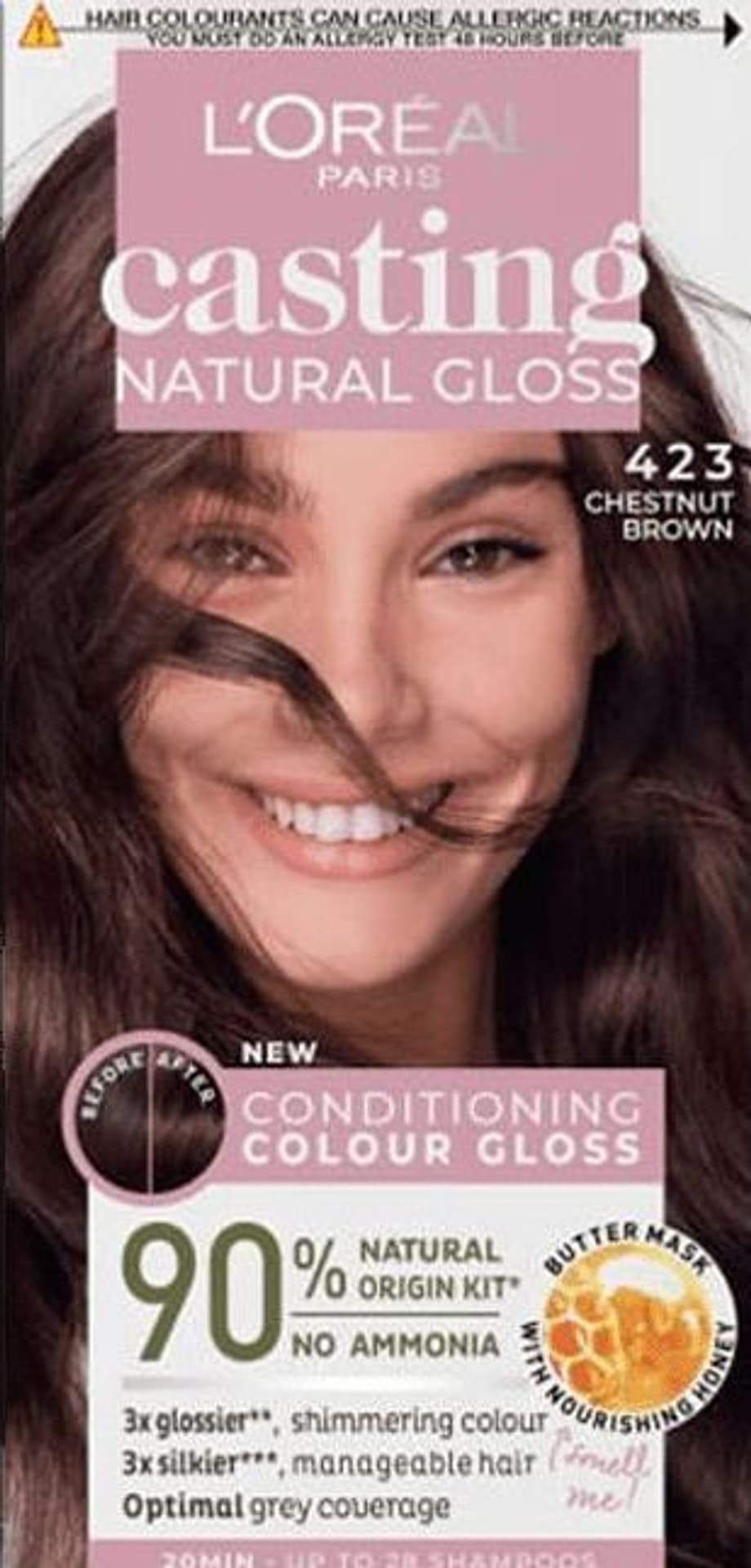 

Casting Natural Gloss Krem koloryzujący nr 423 Chestnut Brown 1op.