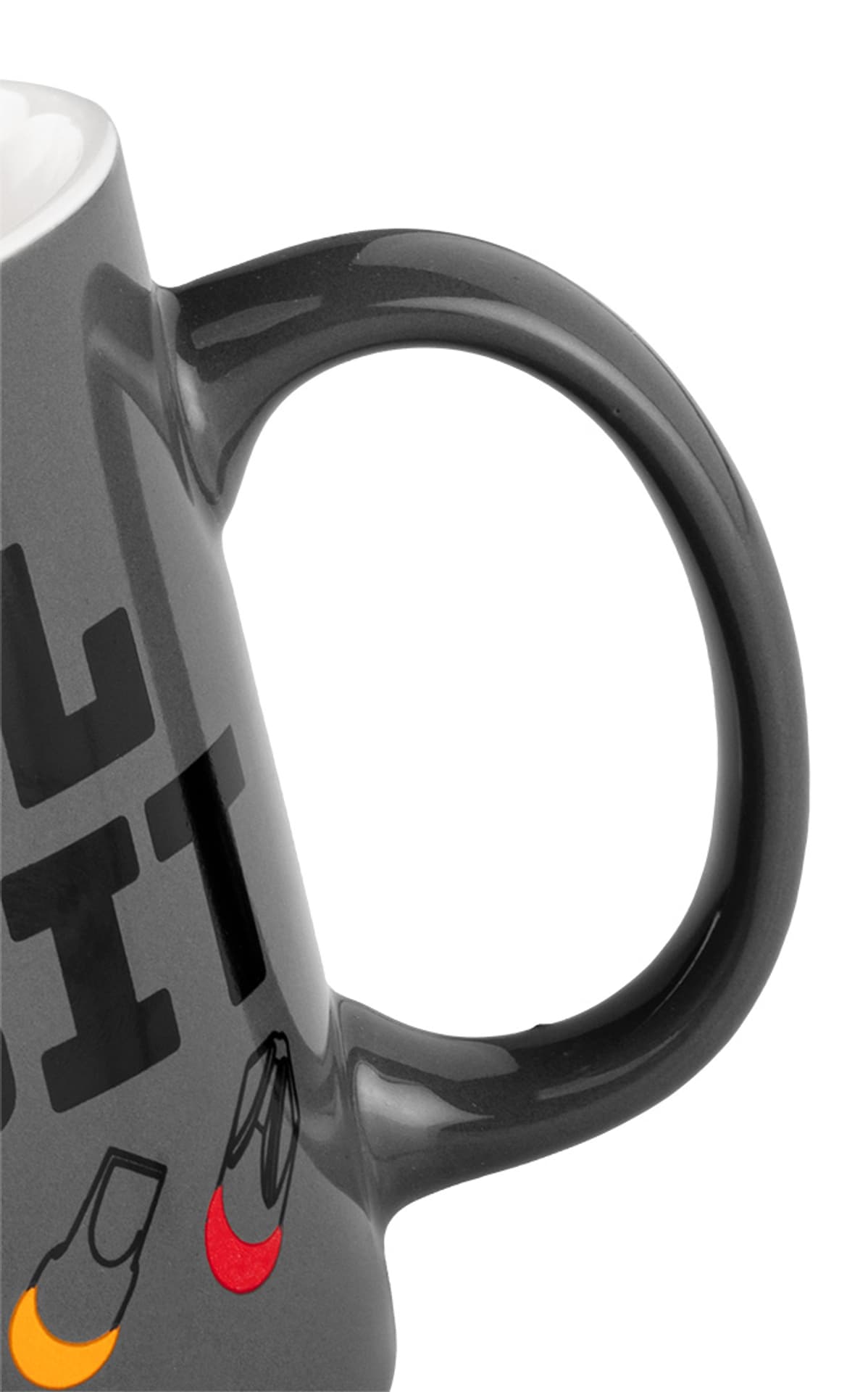 

Kubek z nadrukiem FEEL THE BIT, 330ml