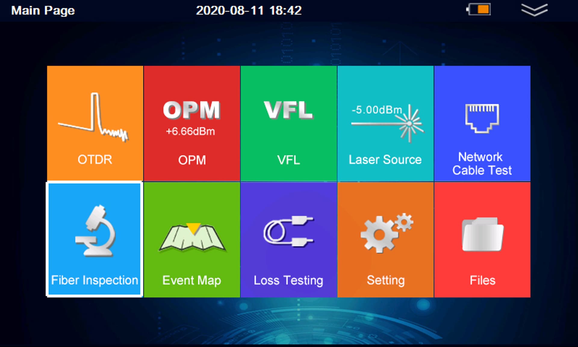 

Reflektometr OTDR 980EXT Pro (OPM OLS VFL) 1310nm/1550nm 26dBi, Opm ols vfl) 1310nm/1550nm 26db