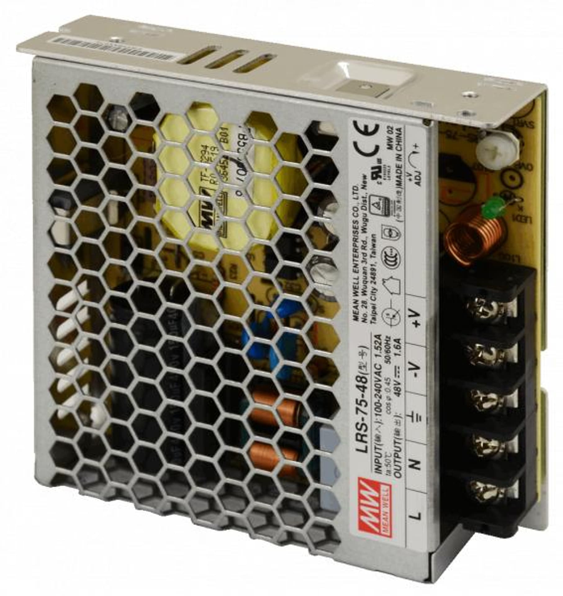 

Impulsowy zasilacz MEAN WELL LRS-75-48 48V/75W/1,6A
