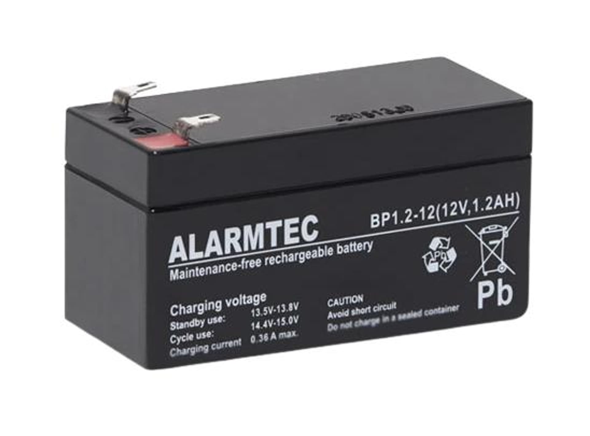 

Akumulator AGM 12V 1,2Ah ALARMTEC (BP 1,2-12)