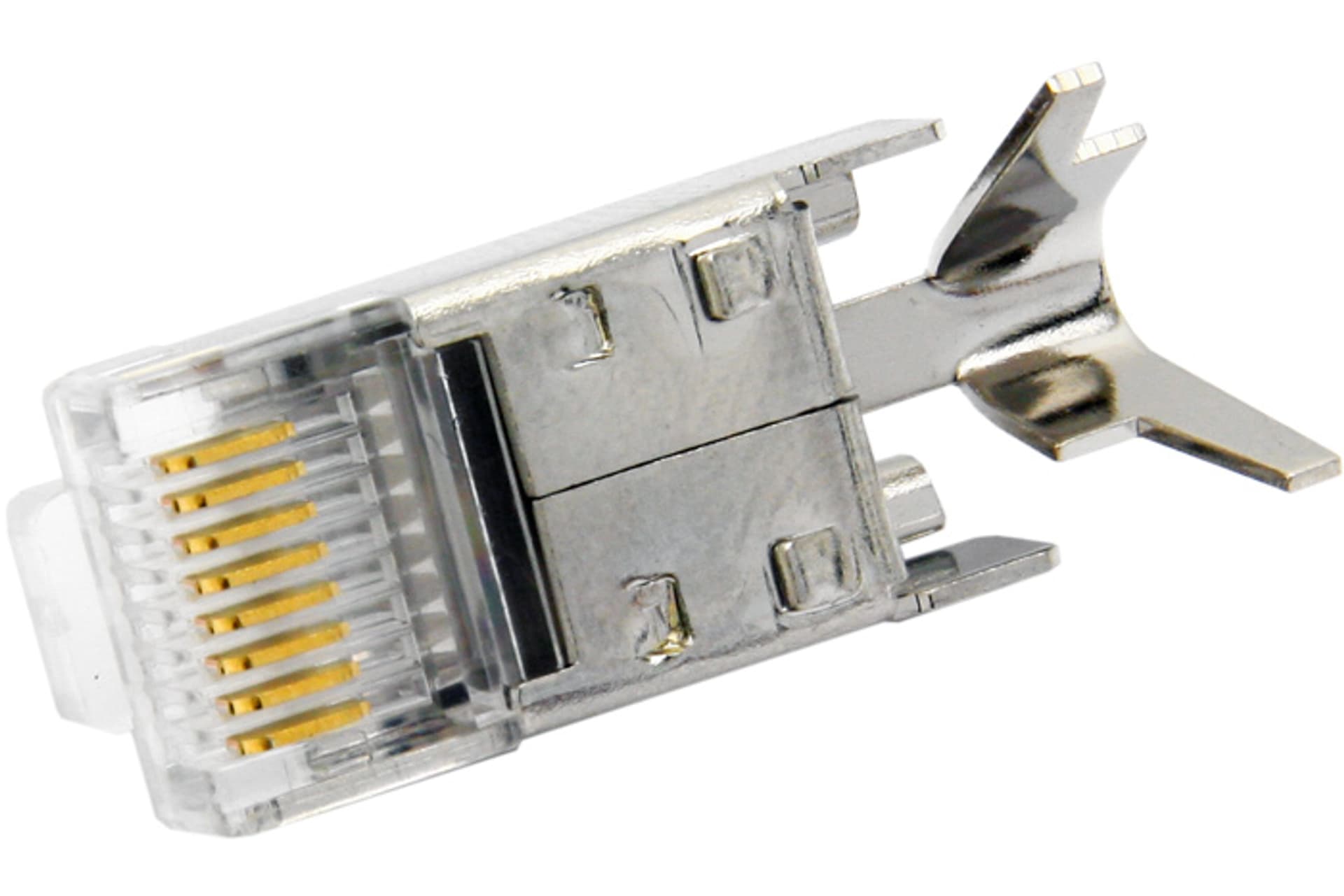 

RJ45 wtyk FTP Cat.5 z zaciskiem ekranu (100 sztuk)