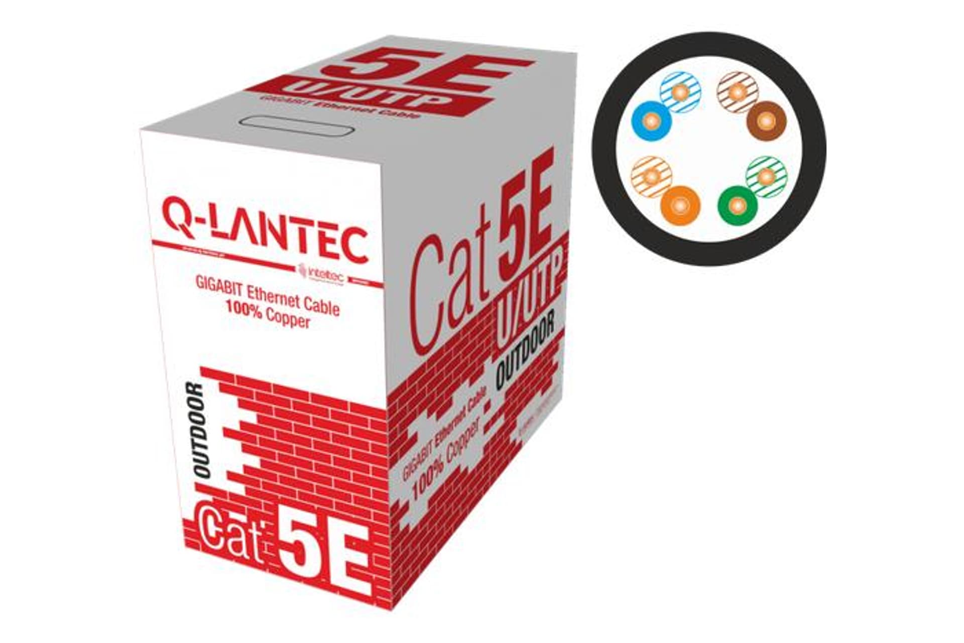 

Kabel UTP kat.5e PE 4PR 305m ZEWNĘTRZNY SUCHY Q-LANTEC Promocja