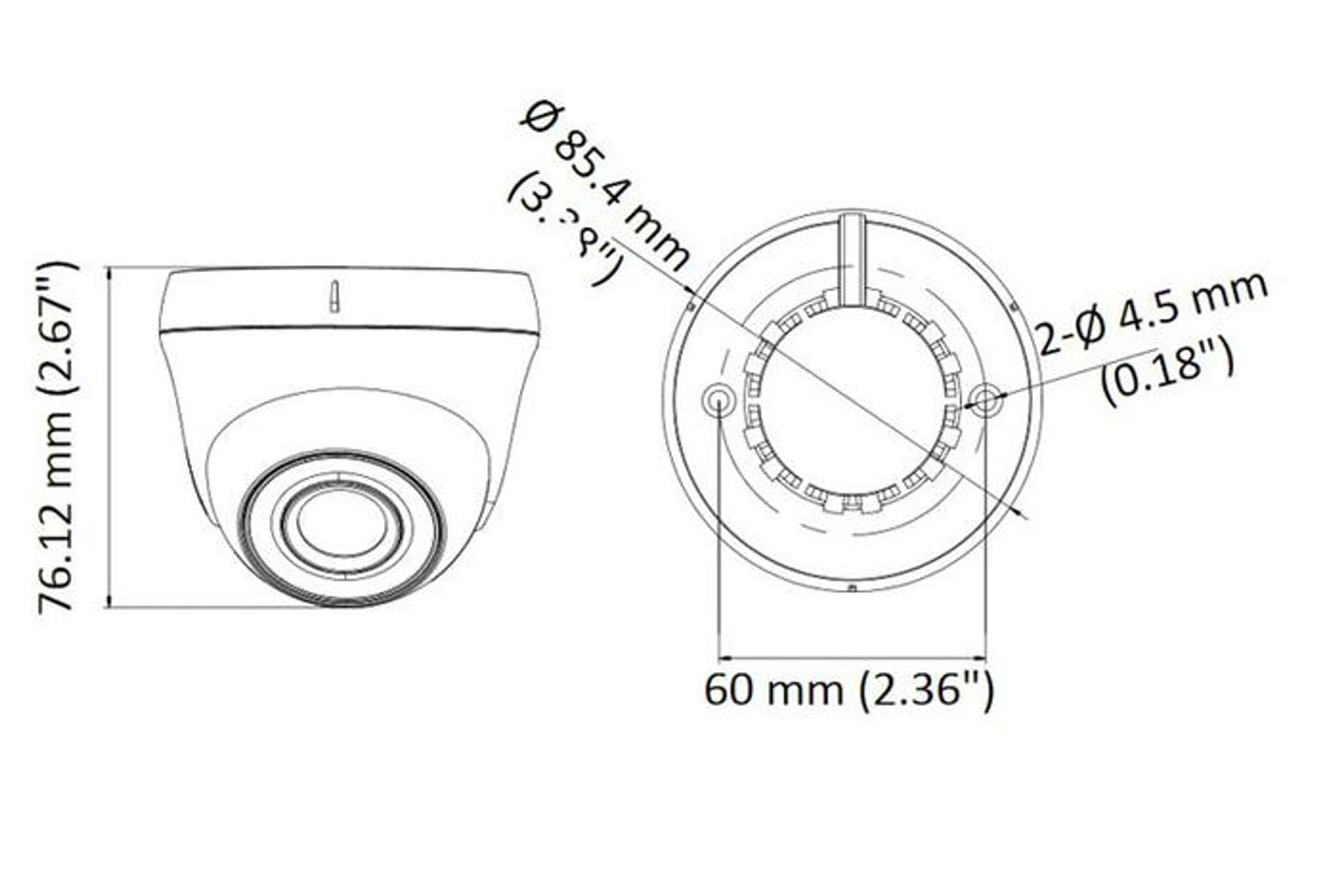 

Kamera Turbo HD HQ-TA2028LD-4-IR 20m 1080p