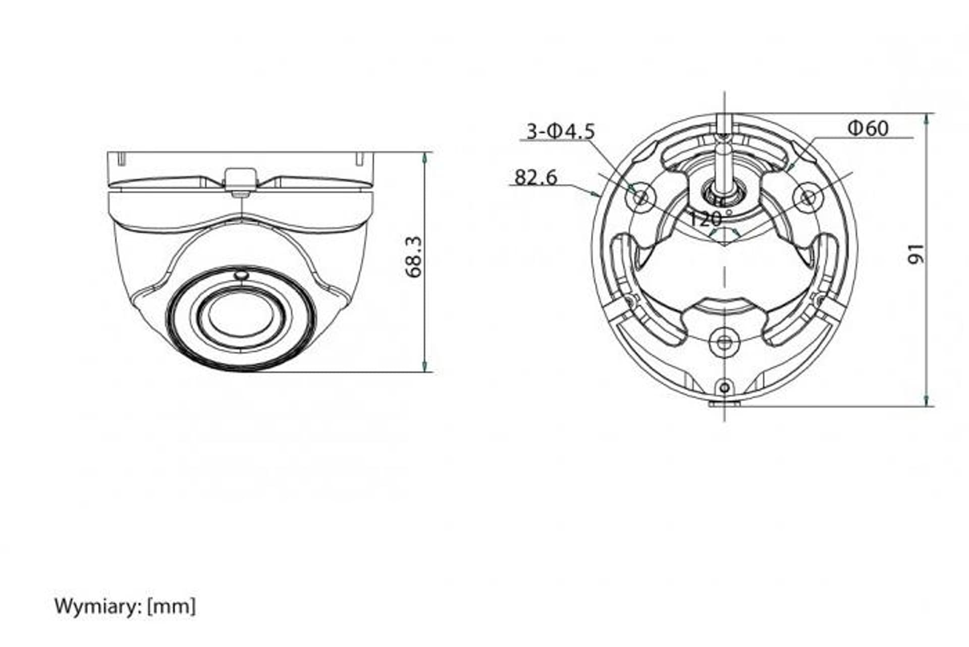 

Kamera Turbo HD PoC HQ-TU2028D-IR-P