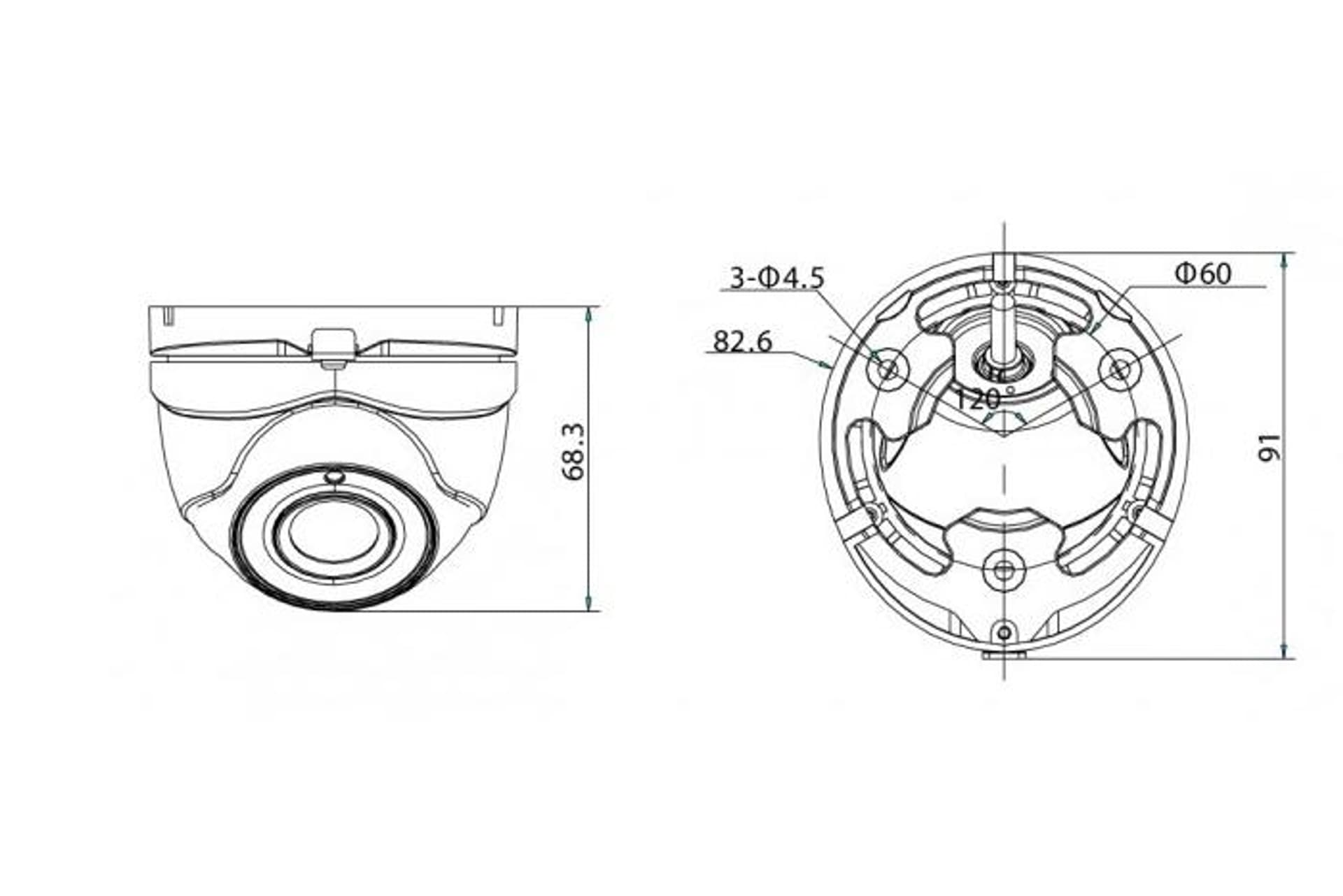 

Kamera Turbo HD PoC HQ-TU2028D-IRS-P