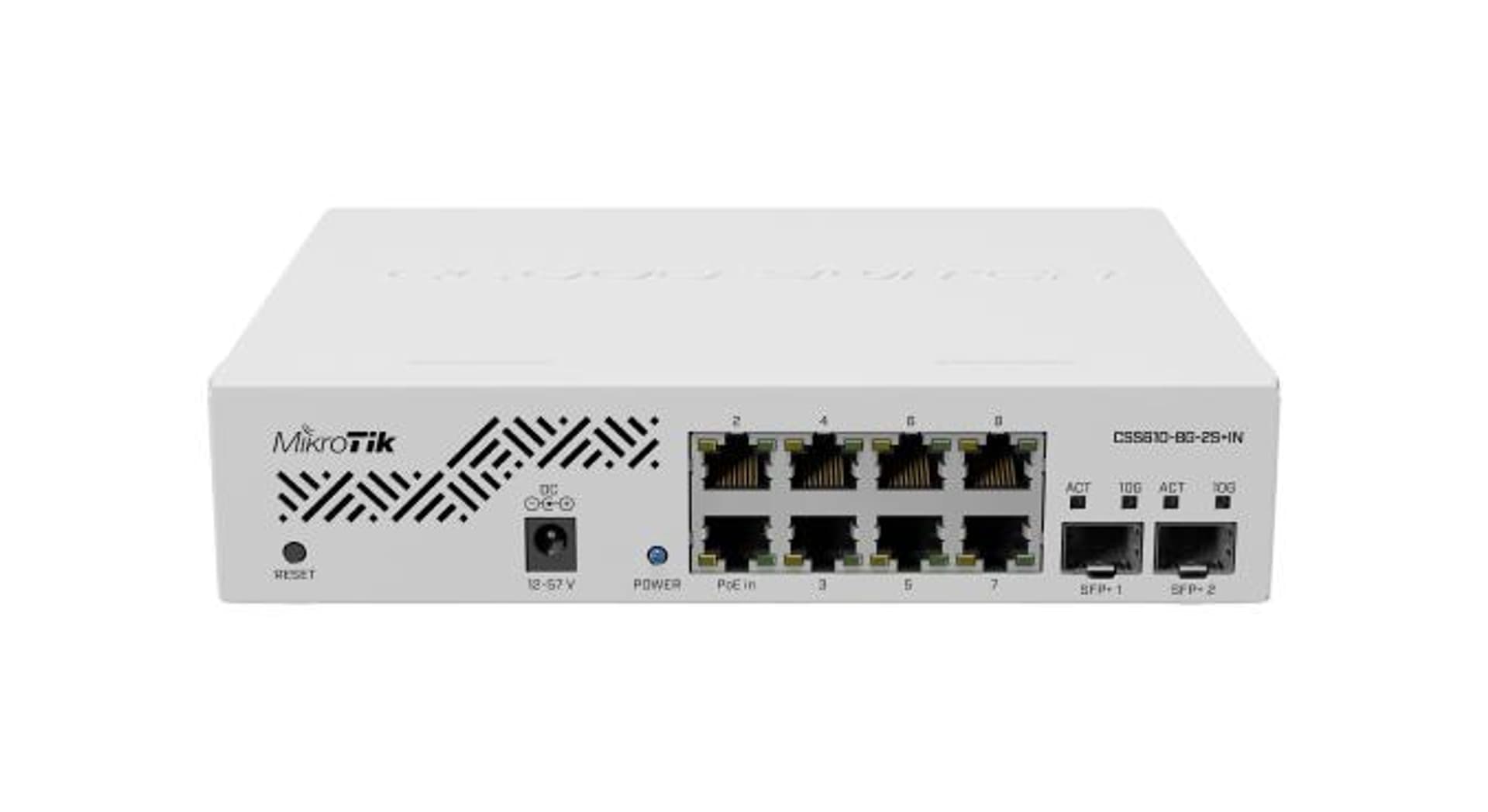 

MikroTik Cloud Smart Switch CSS610-8G-2S+IN