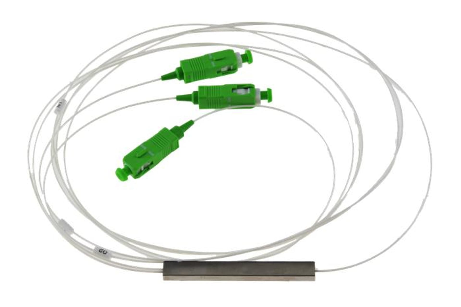

Splitter PLC 1:2 SC/APC 1m 0.9mm Steel Box
