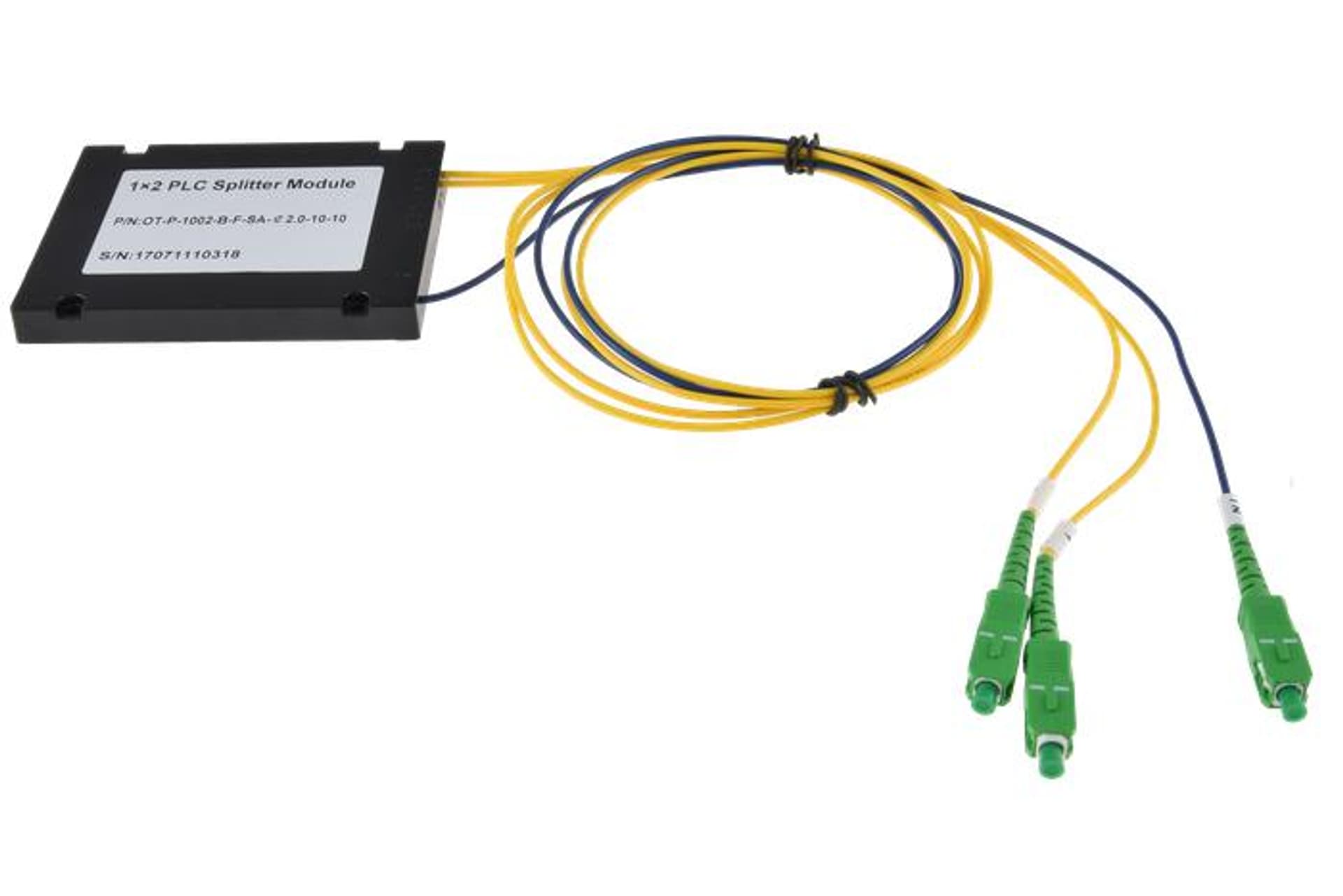 

Splitter PLC 1:2 SC/APC BlackBox ABS