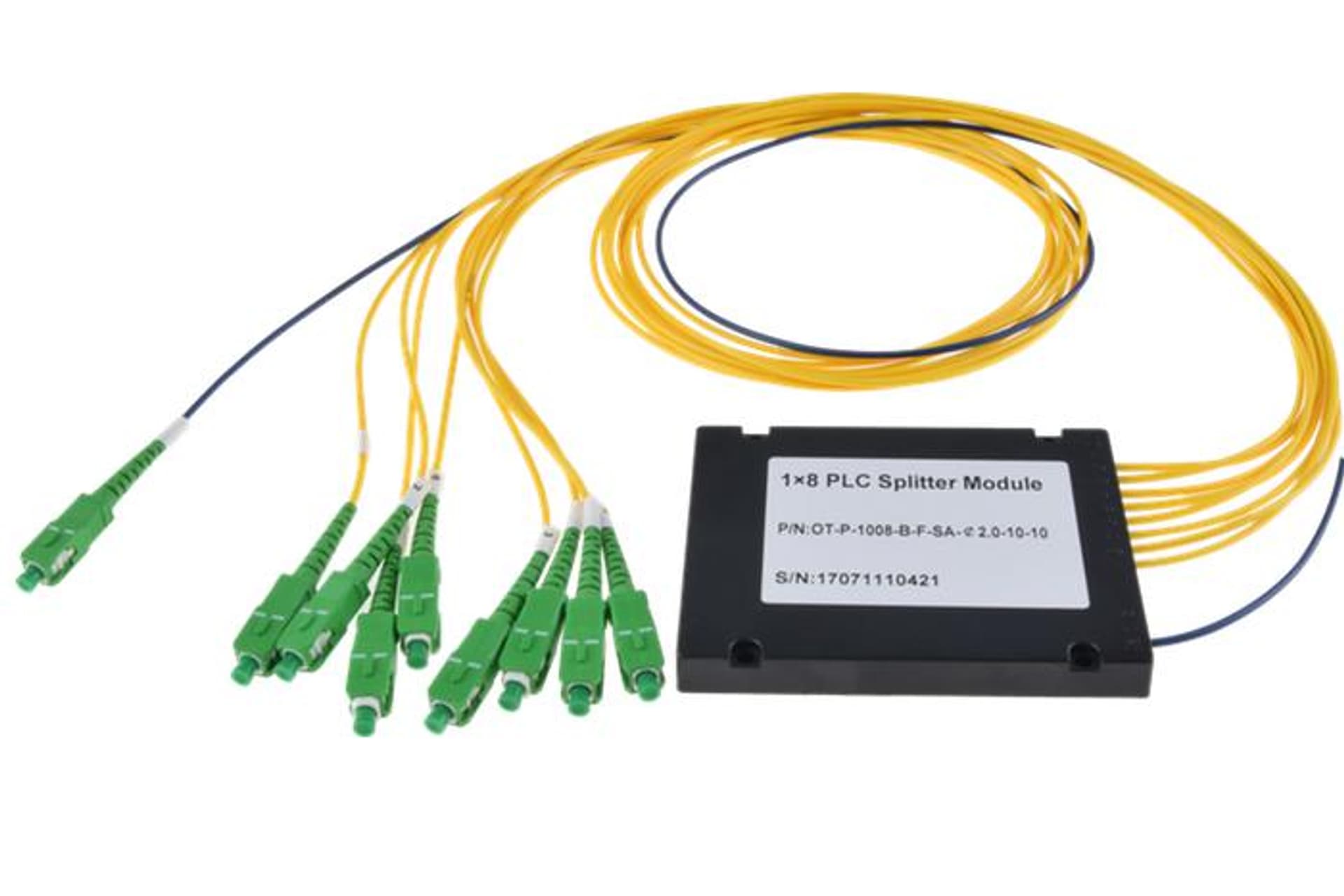 

Splitter PLC 1:8 SC/APC BlackBox ABS