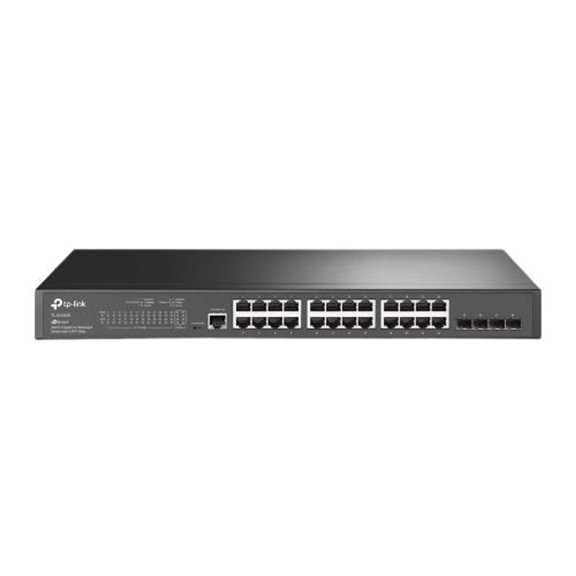 

TP-Link TL-SG3428 - przełącznik zarządzalny L2 JetStream, 24 porty Gb, 4 sloty SFP