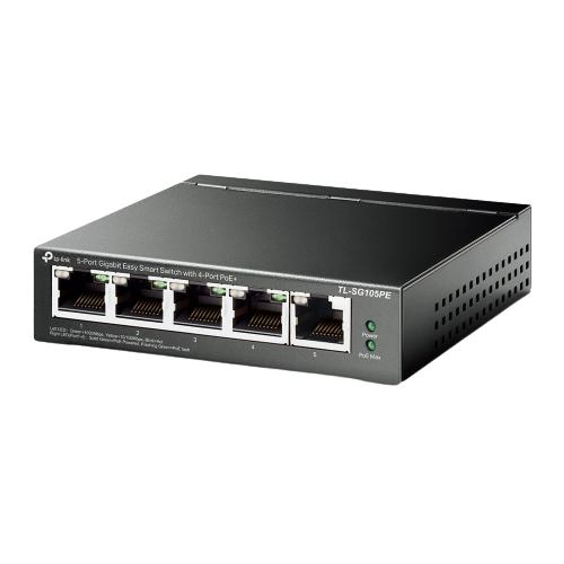 

TP-Link TL-SG105PE 5 portów gigabitowych w tym 4 porty PoE+