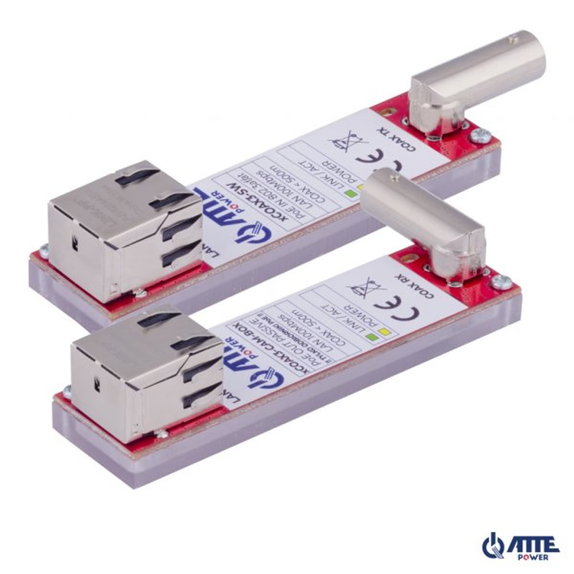 

Zestaw aktywnych konwerterów do transmisji Ethernet oraz PoE po koncentryku v. BOX