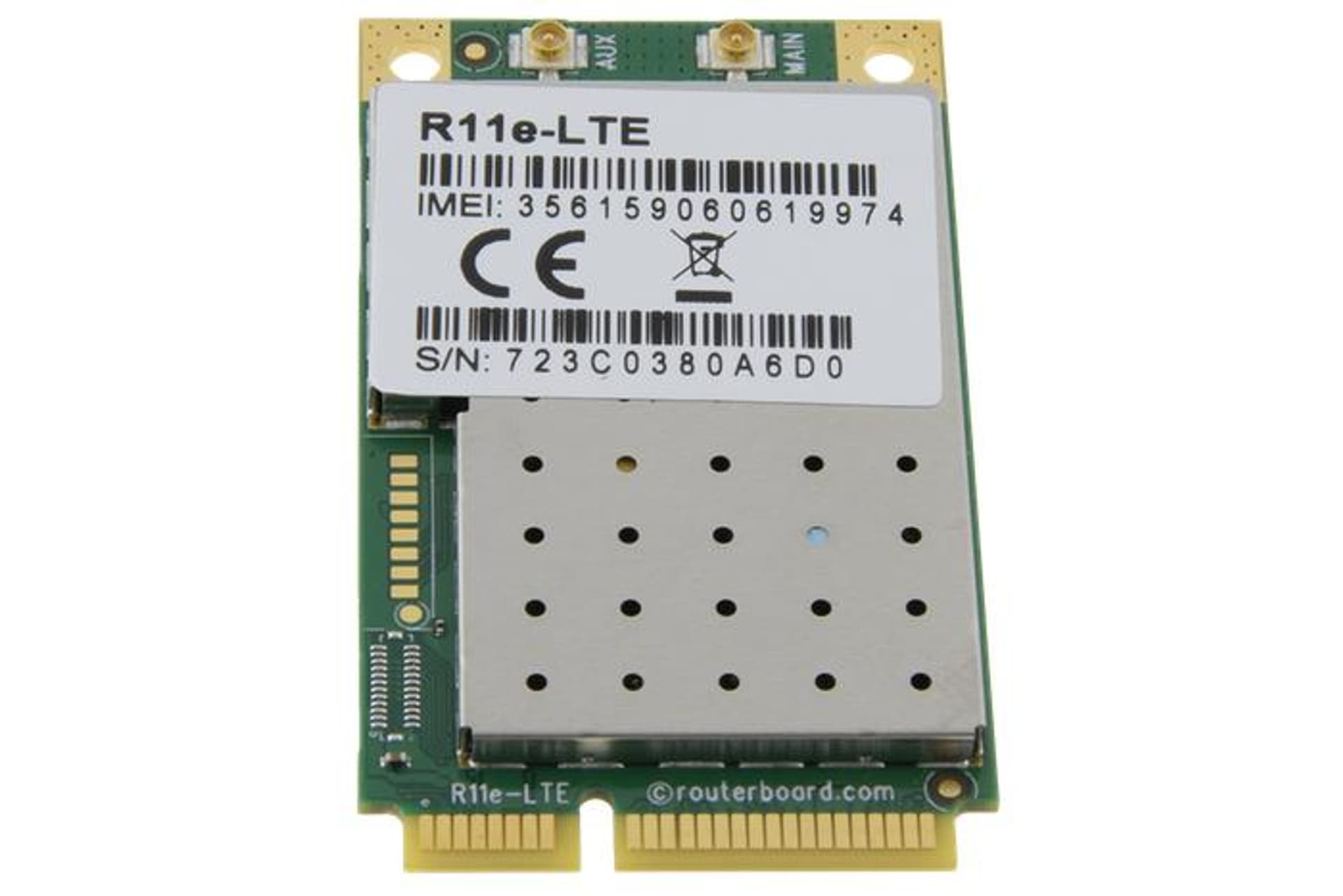 

Modem Mikrotik R11e-LTE 2G/3G/4G/LTE miniPCI Express