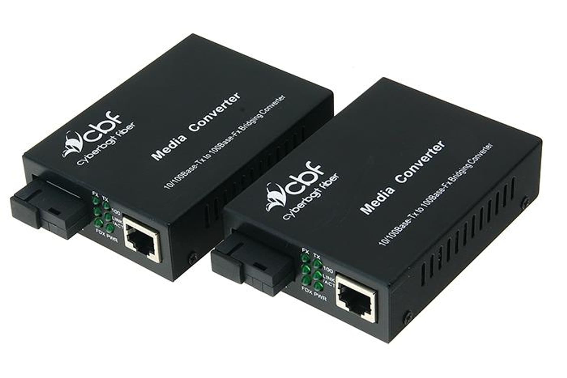 

Media konwerter CBF komplet SC/PC WDM TX/RX=1310/1550 RJ 45 10/100 Mbps 20km