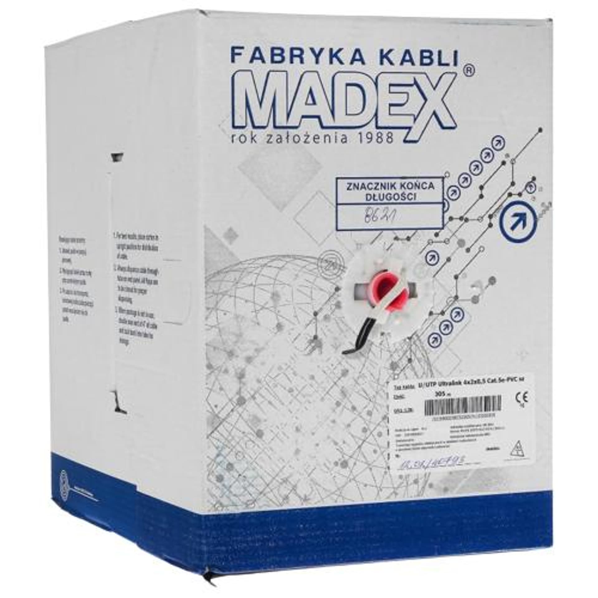 

MADEX U/UTP kat.5e LSOH 305m 4x2x24AWG