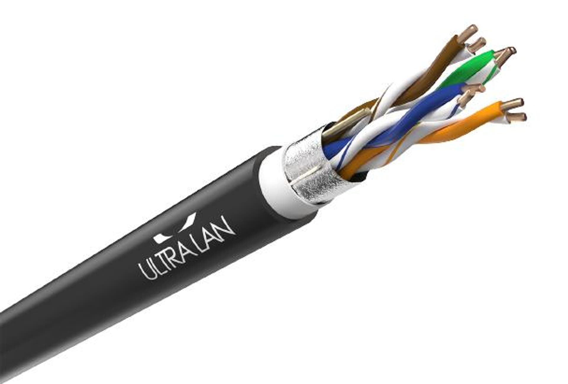 

Kabel FTP zewnętrzny kat.5e UltraLAN CU PE 305m - podwójna powłoka