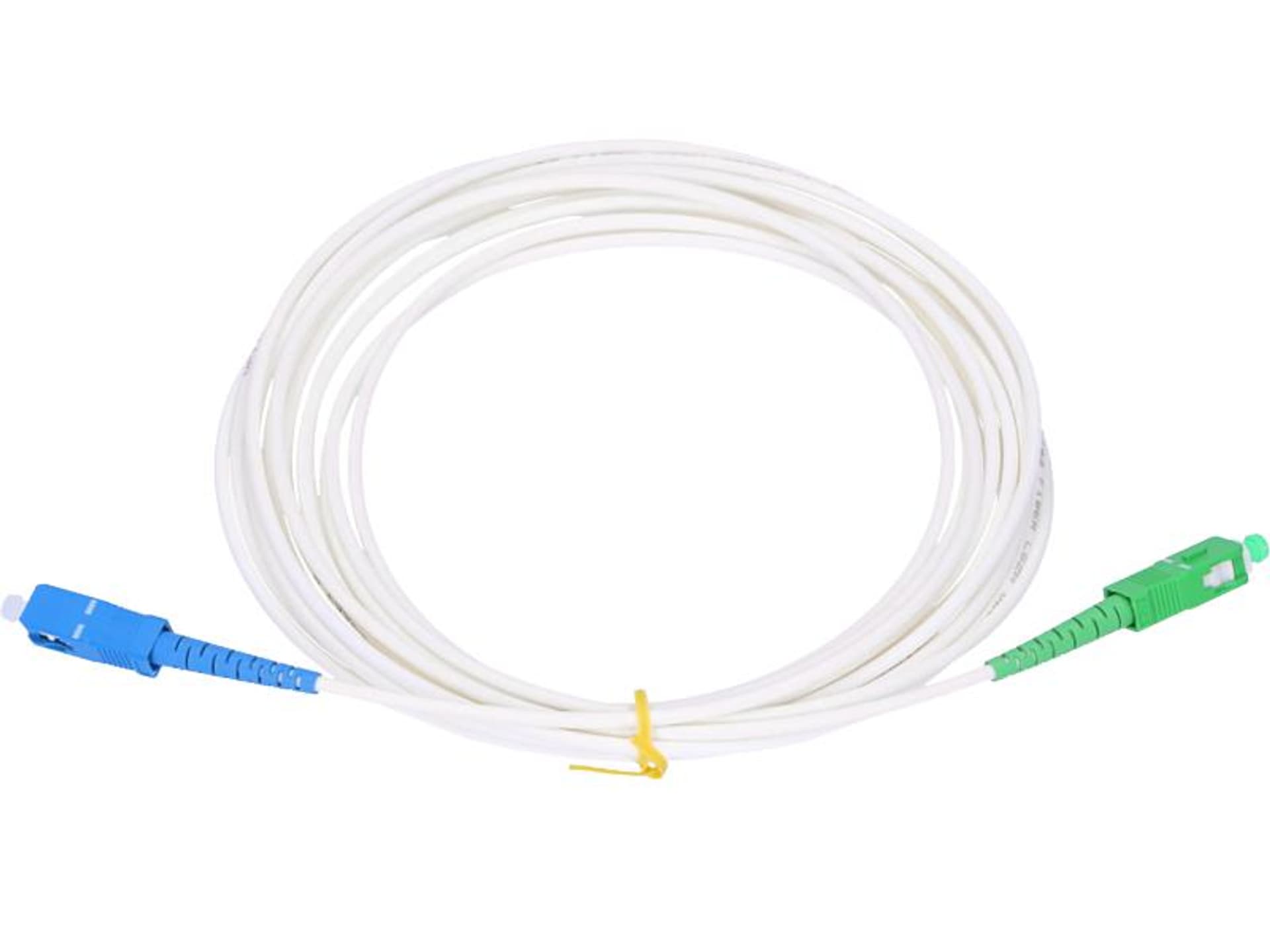 

CBF Patchcord SC/APC-SC/PC SM simplex G.657A2 10m biały