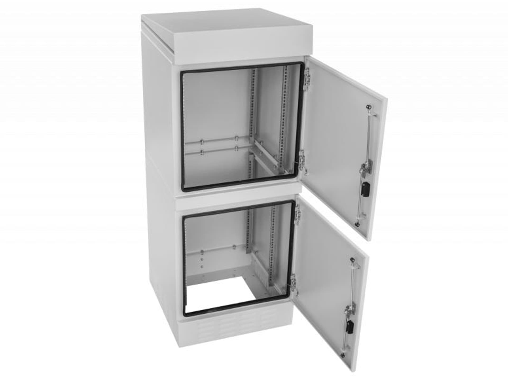

Szafa zewnętrzna wolno-stojącą typu SZW rack 19 24U 61/156/61
