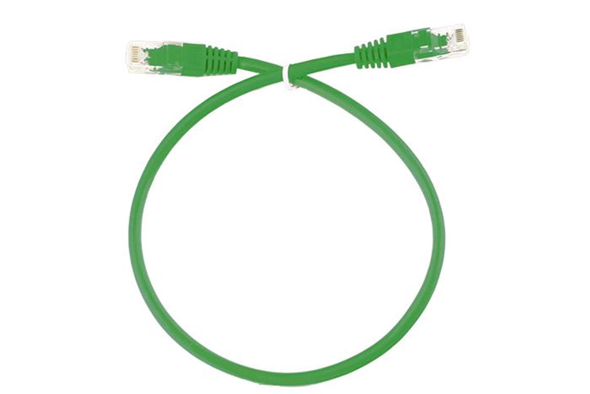 

Patchcord UTP Kategorii 6 0,25m zielony