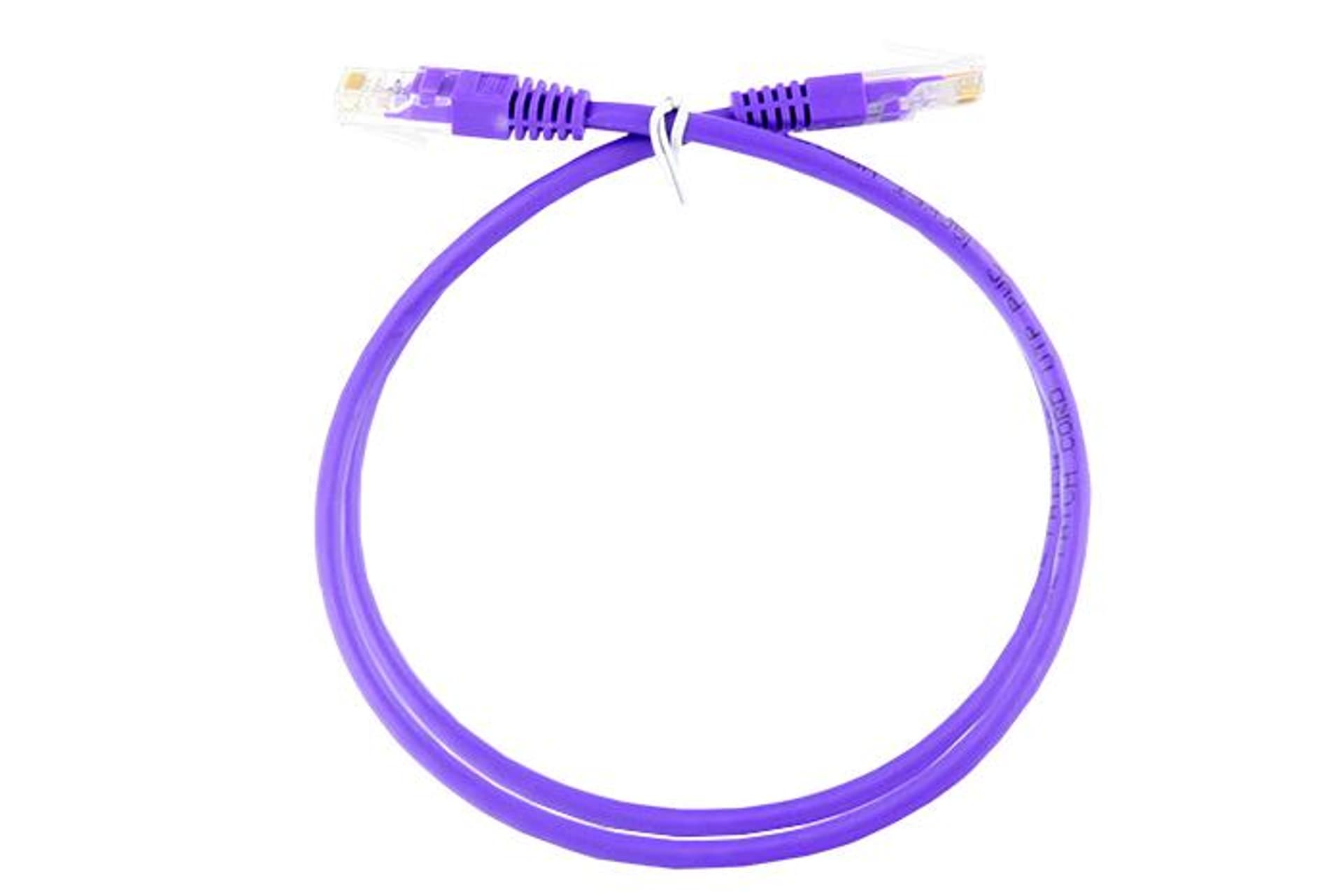

Patchcord UTP Kategorii 5e 1m fioletowy