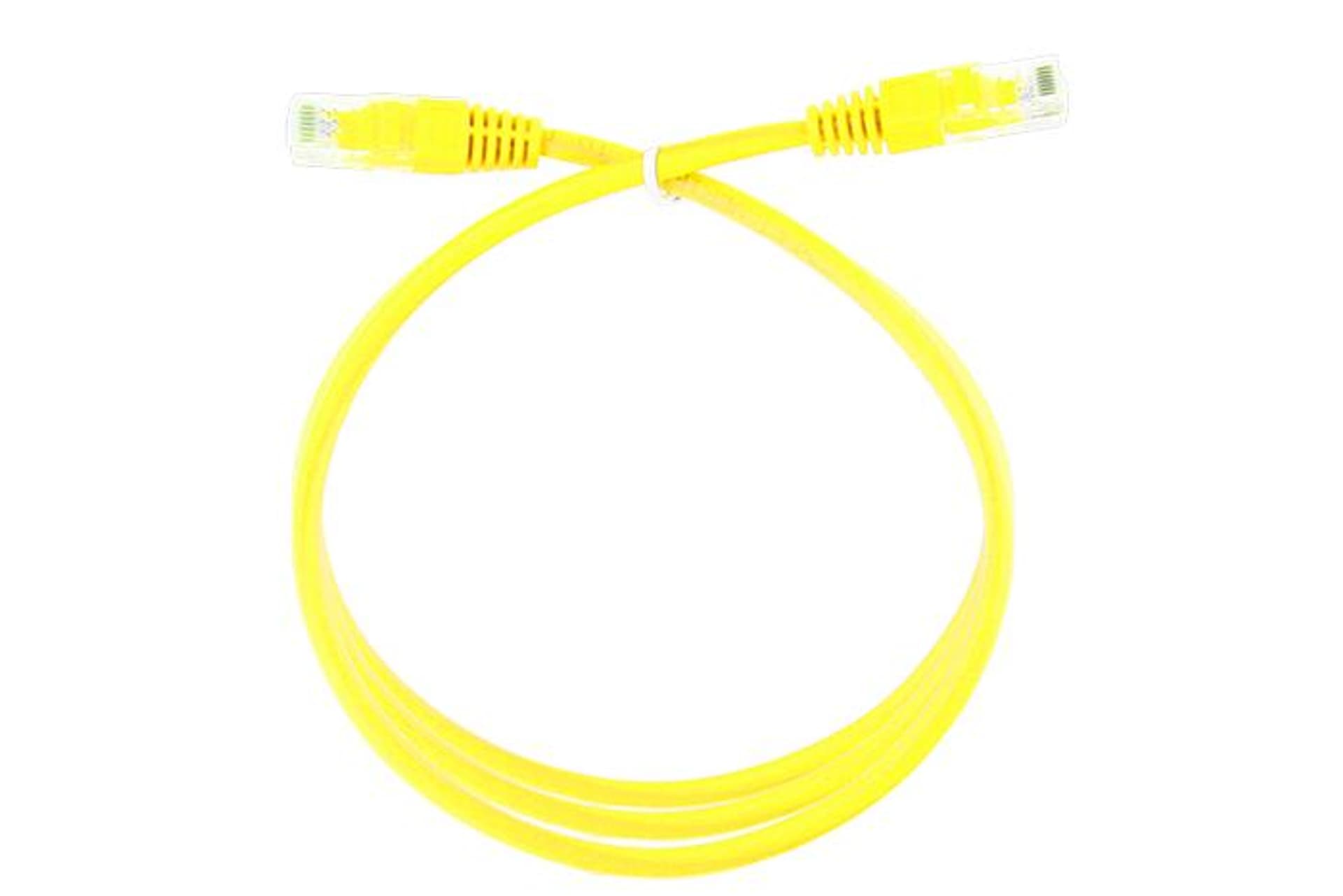 

Patchcord UTP Kategorii 5e 1m żółty