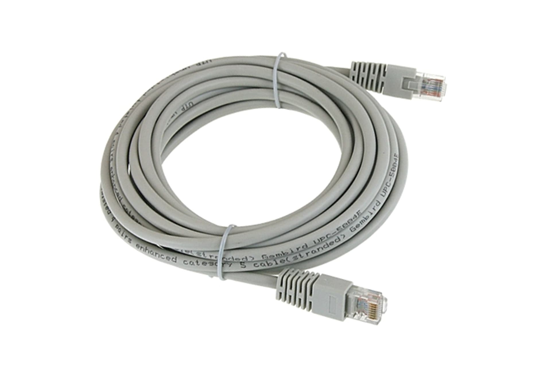 

Patchcord UTP Kategorii 5e 5m szary