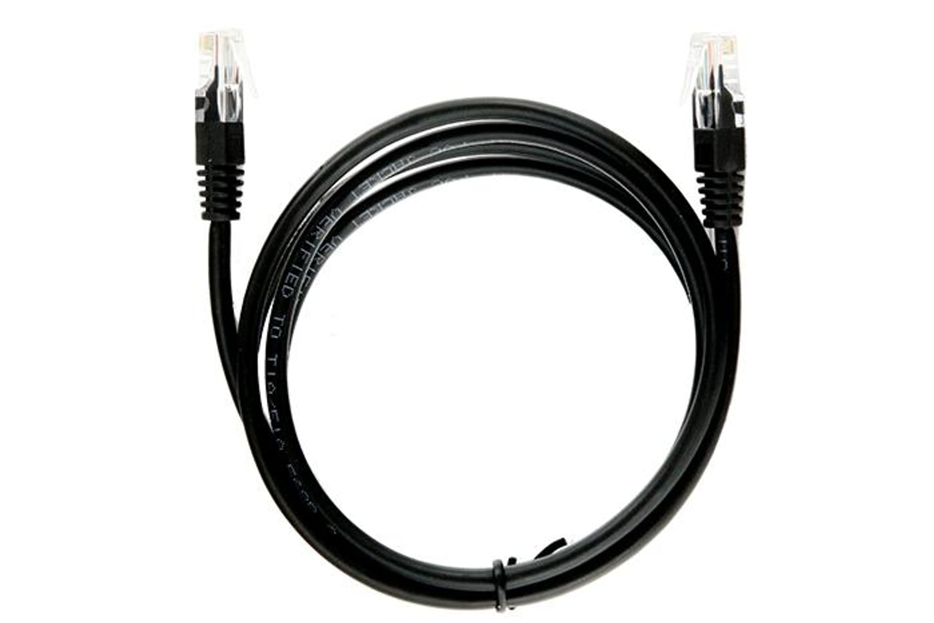 

Patchcord UTP Kategorii 6 2m czarny