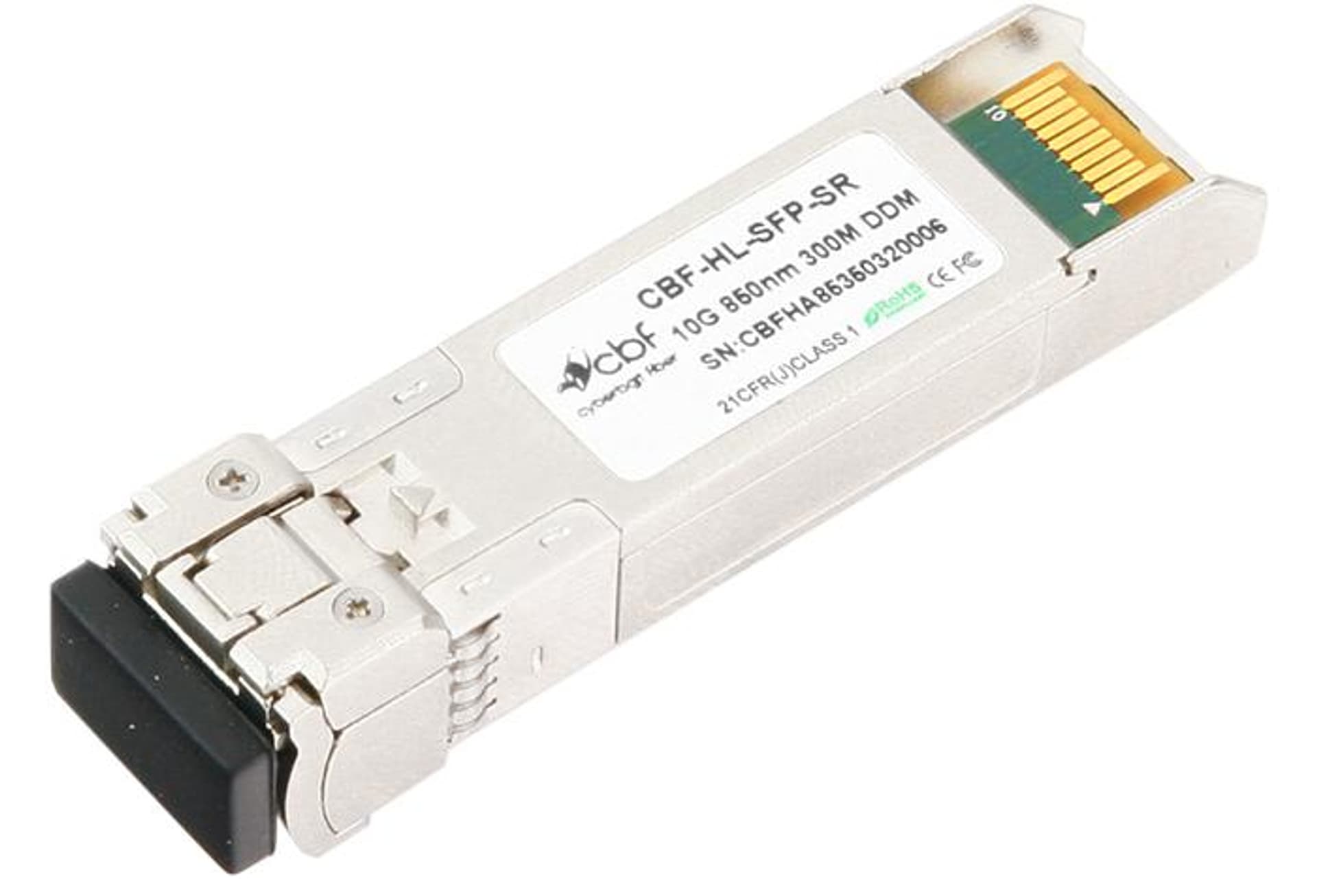 

CBF Moduł SFP+ 10Gb MM 850nm 300m LC duplex DDM 10GBase-SR