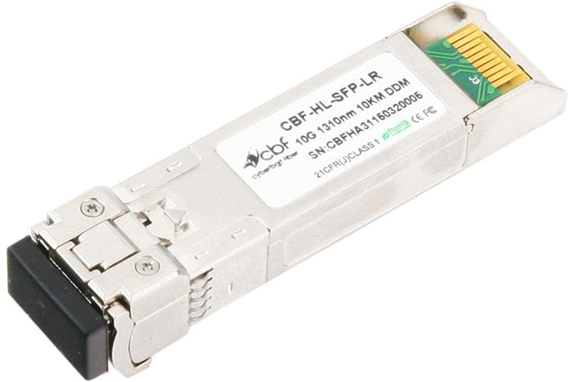 

CBF Moduł SFP+ 10Gb SM 1310nm 10km LC duplex DDM 10GBase-LR