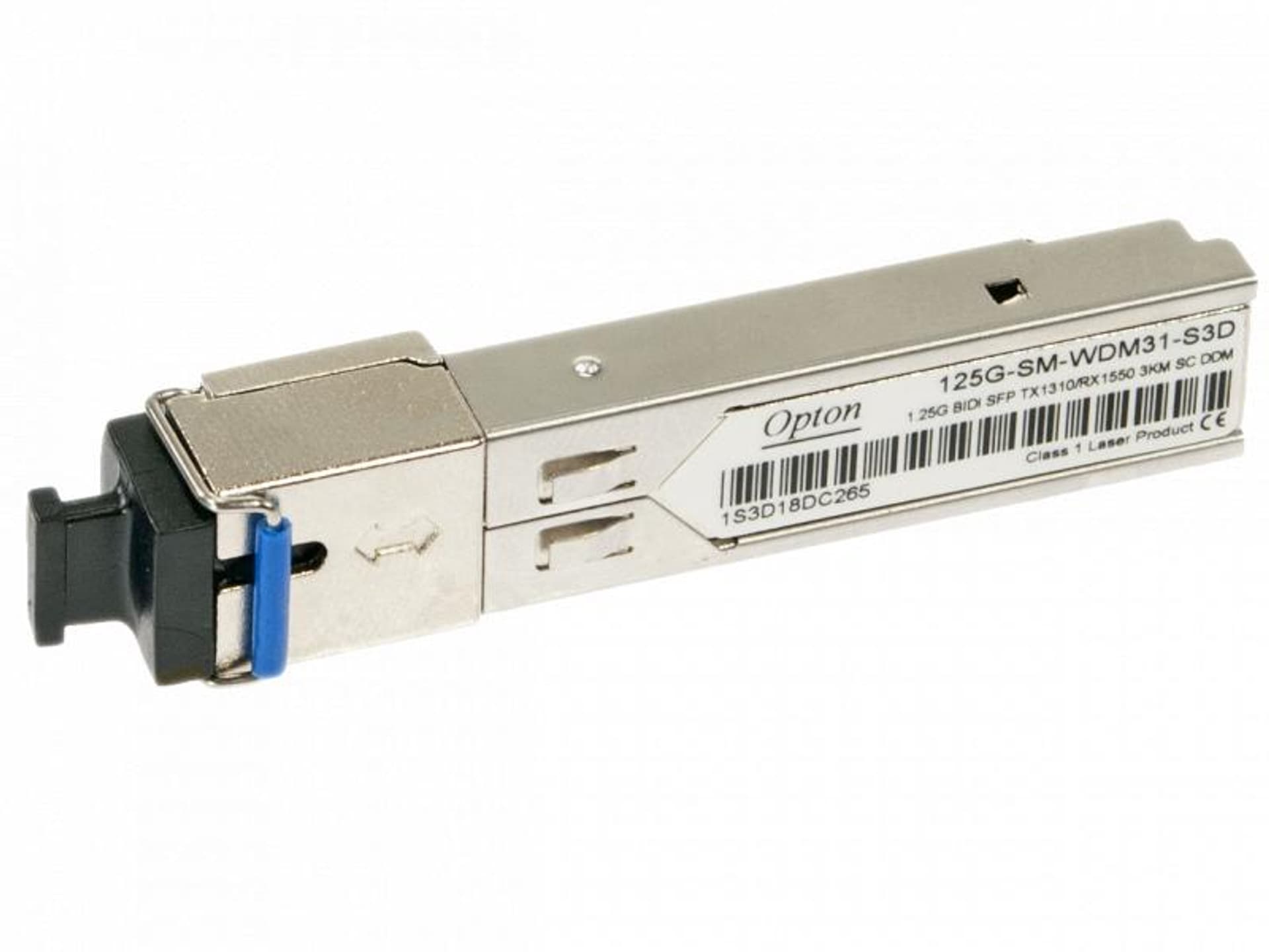 

Opton 1,25G WDM SFP TX1310/RX1550 SM SC 3km DDM