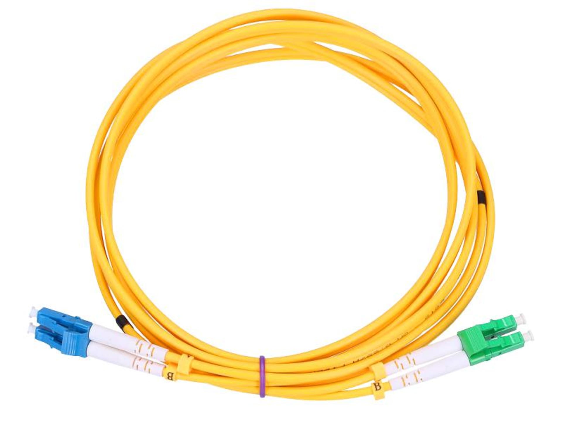 

CBF Patchcord LC/PC-LC/APC SM duplex G.652D 1m